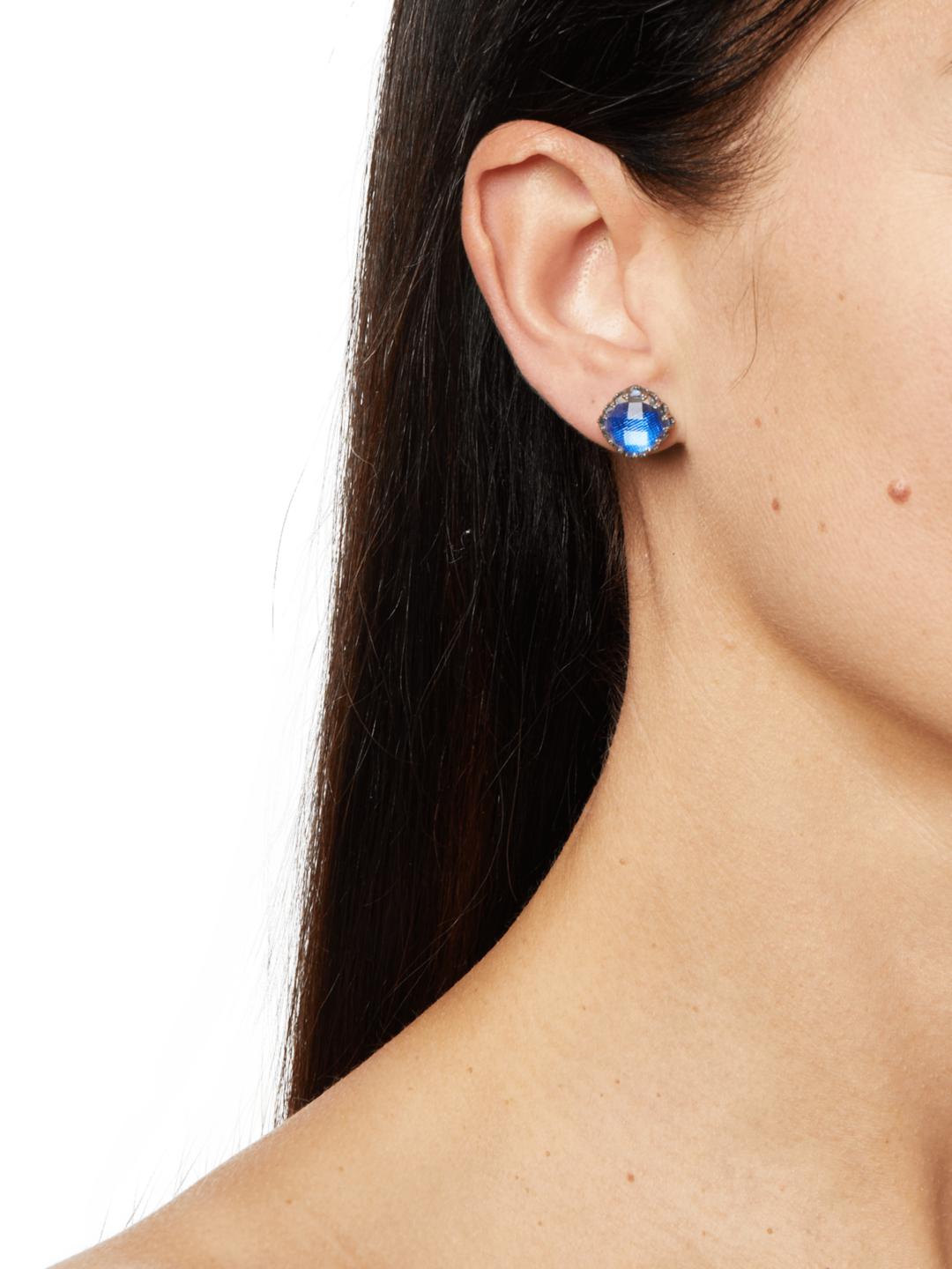 Lyst Larkspur Hawk Jane Large Post Earrings In Blue Large Post Earrings Lyst View Fullscreen