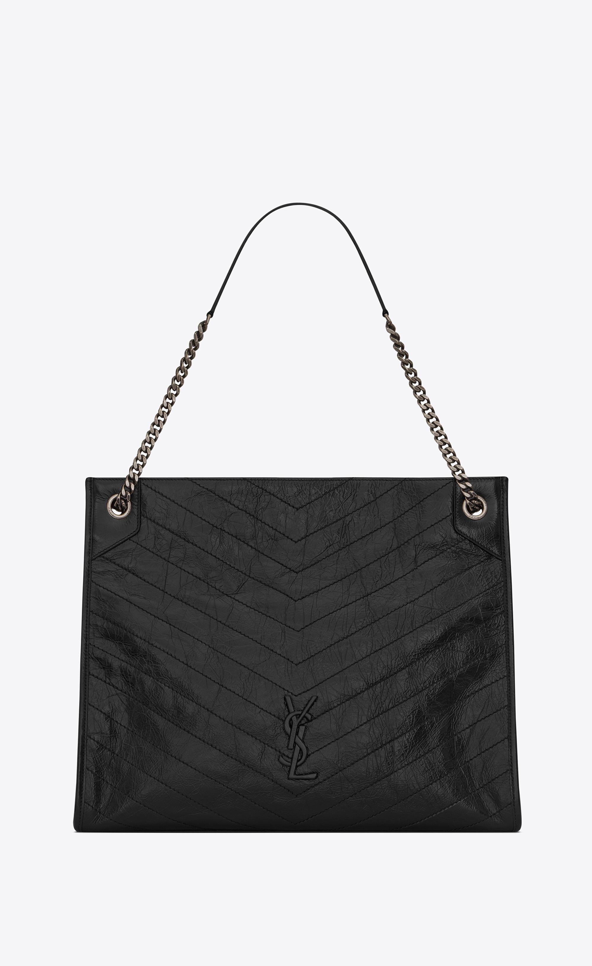 saint laurent large niki shopping bag