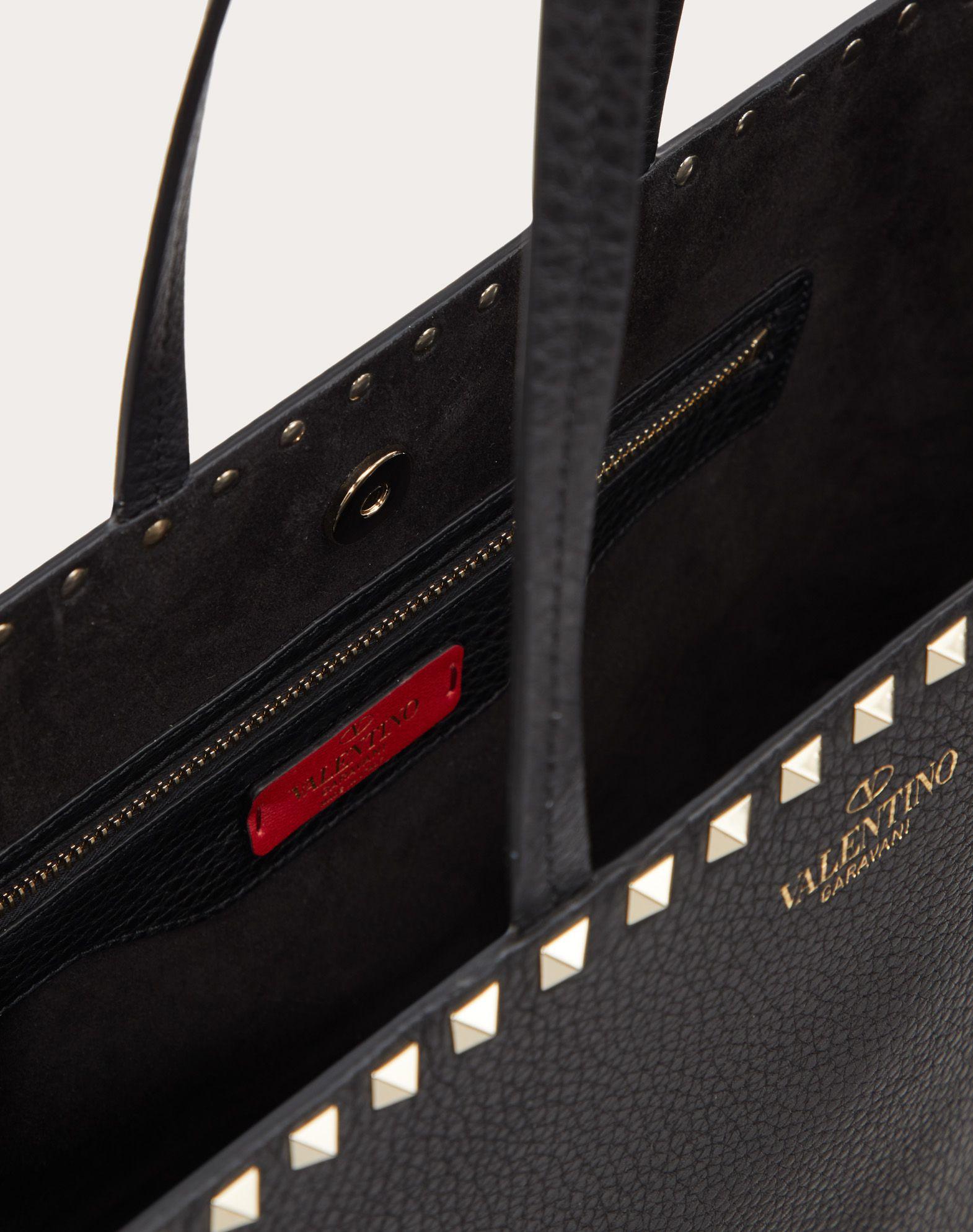 valentino small rockstud calfskin wallet