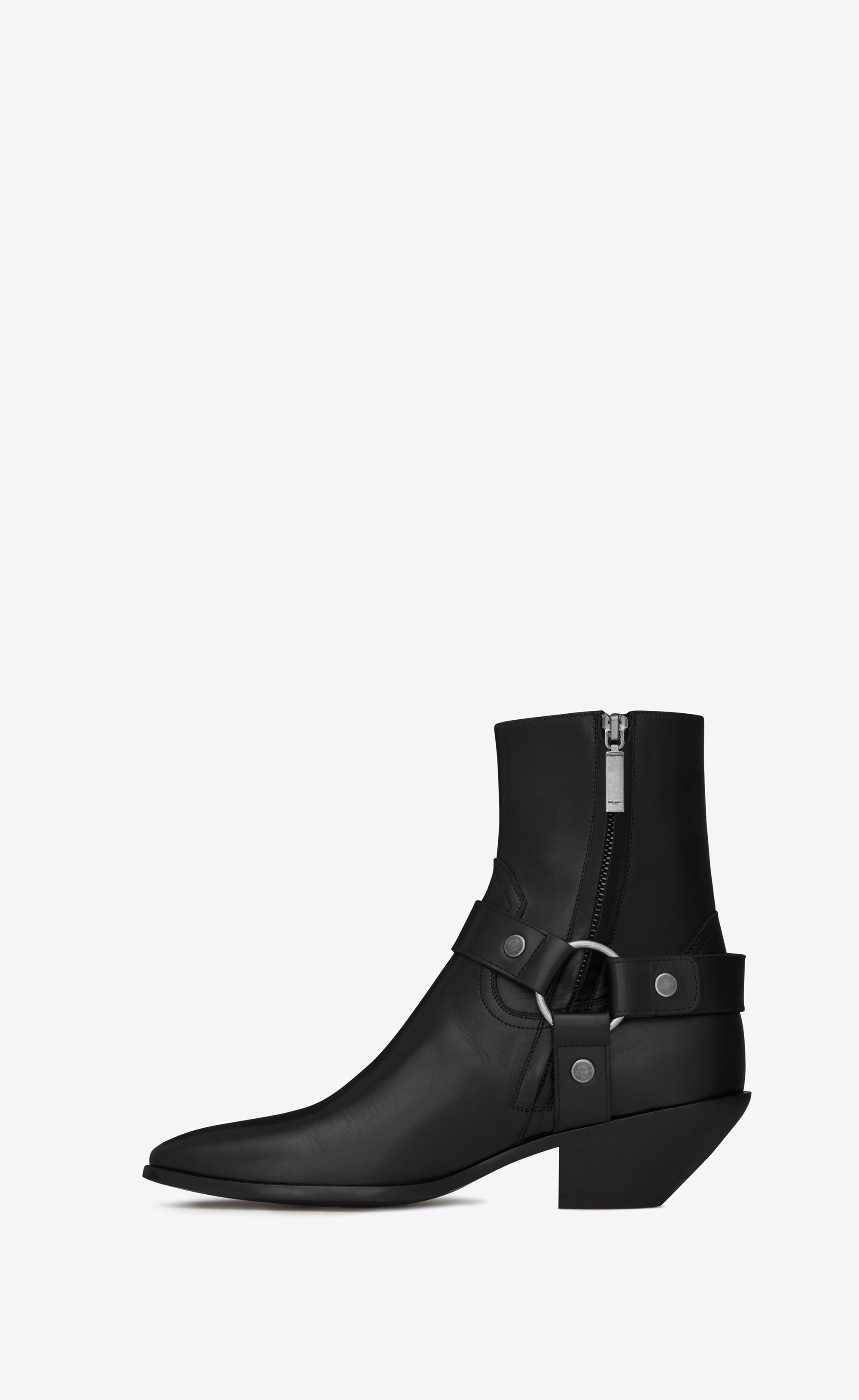 saint laurent west harness boots
