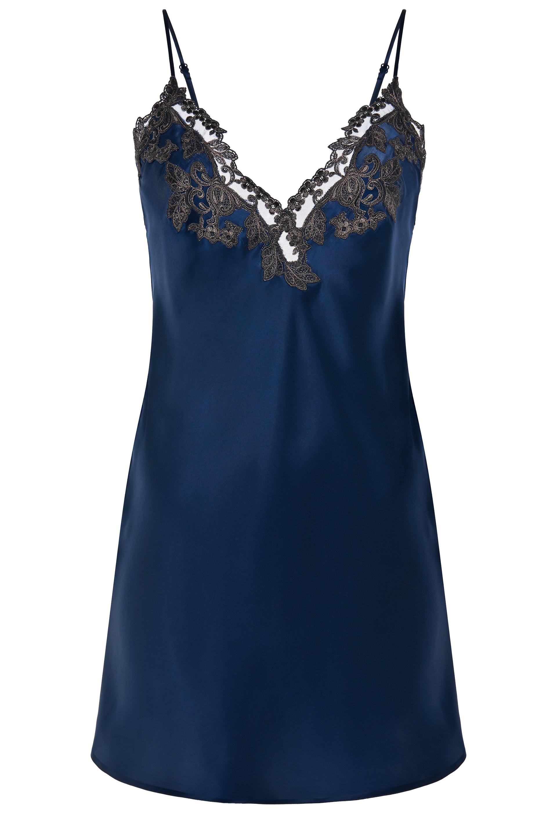 La Perla Tulle Maison Slip in Blue - Lyst