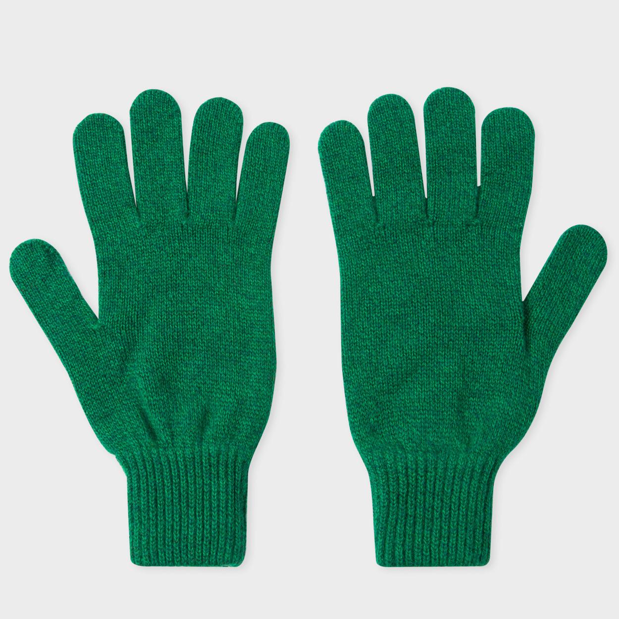 Lyst Paul Smith Men's Green Cashmere Gloves in Green for Men