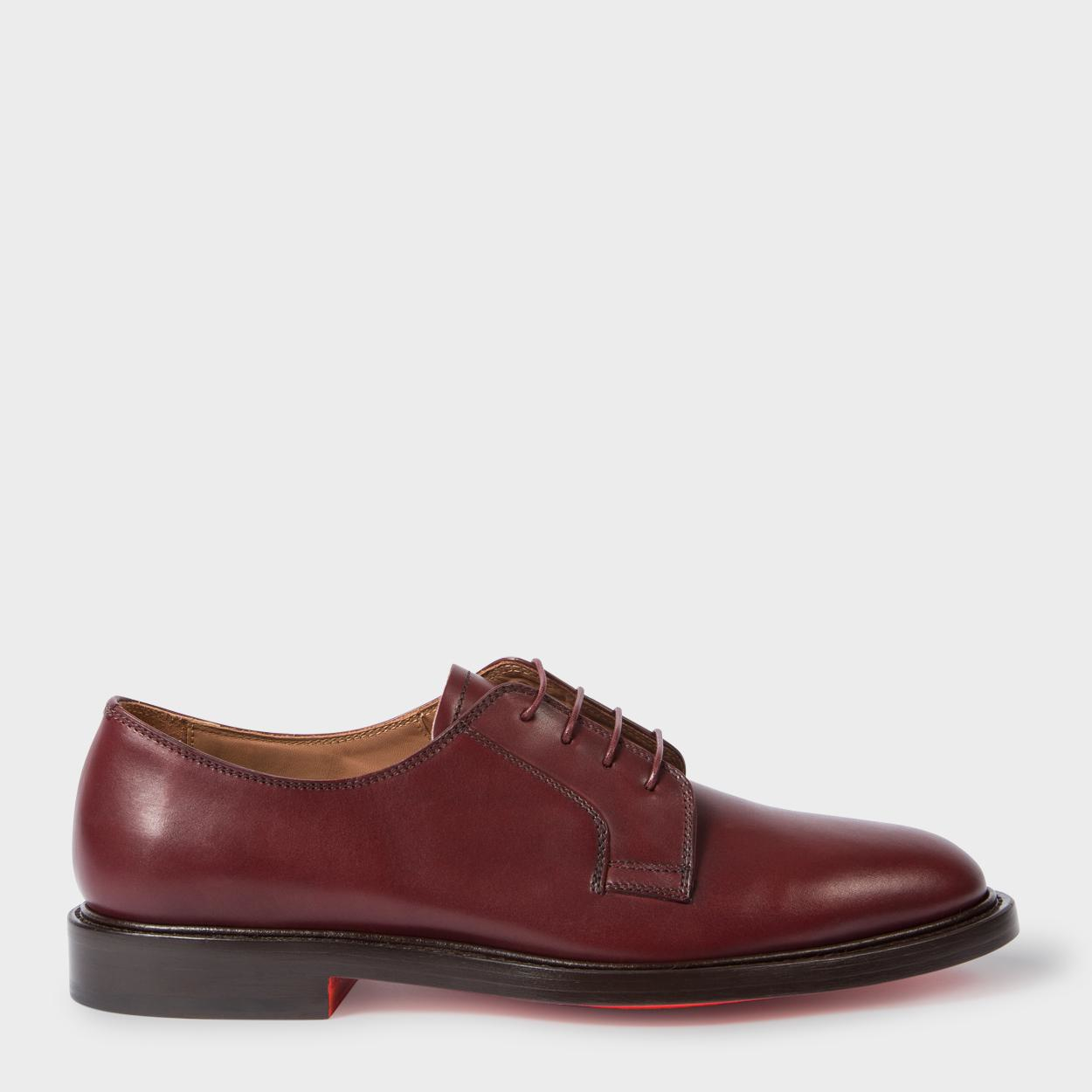 Paul smith Men's Bordeaux Calf Leather 'boyd' Derby Shoes in Brown for ...