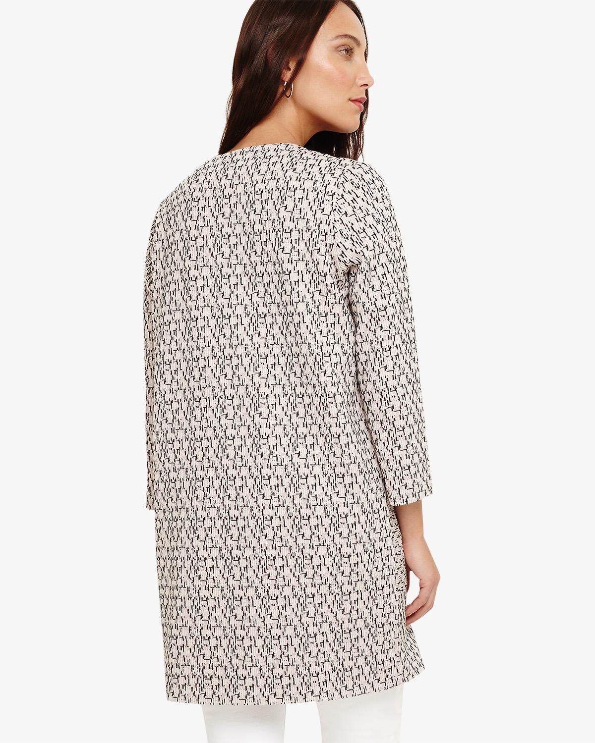 Phase Eight Patsy Pink Jacquard Coatigan in Pink - Lyst