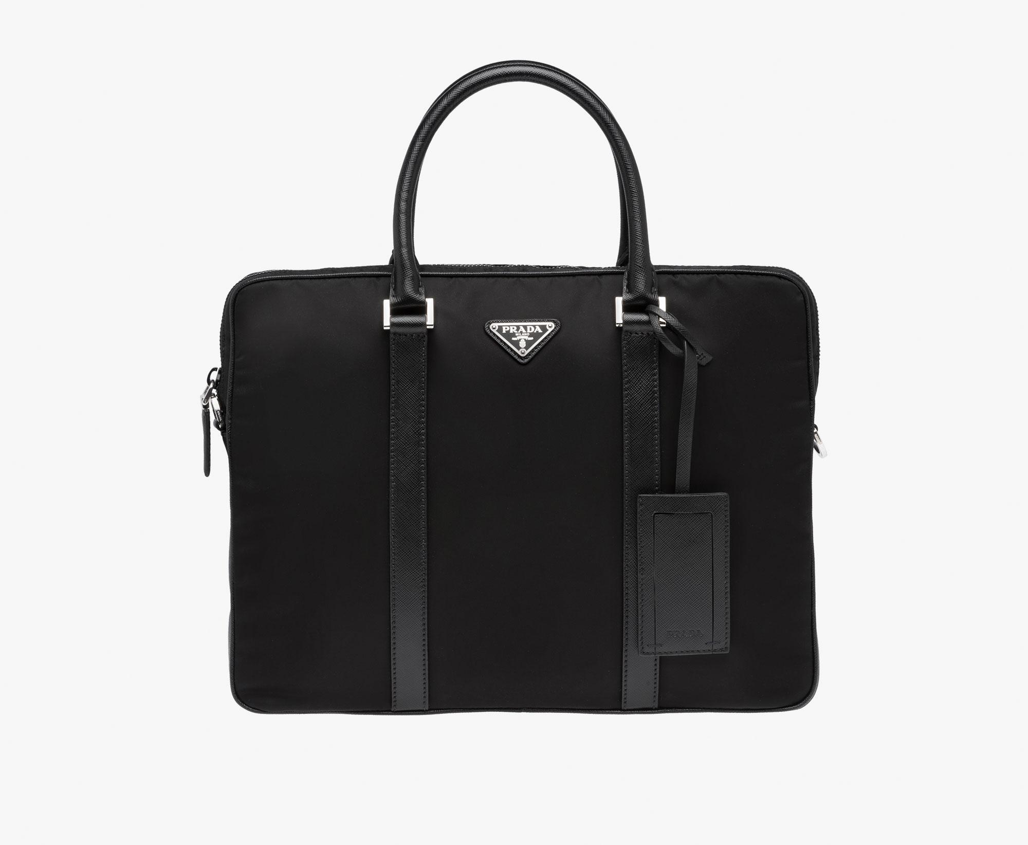 Prada Briefcase in Black for Men Lyst