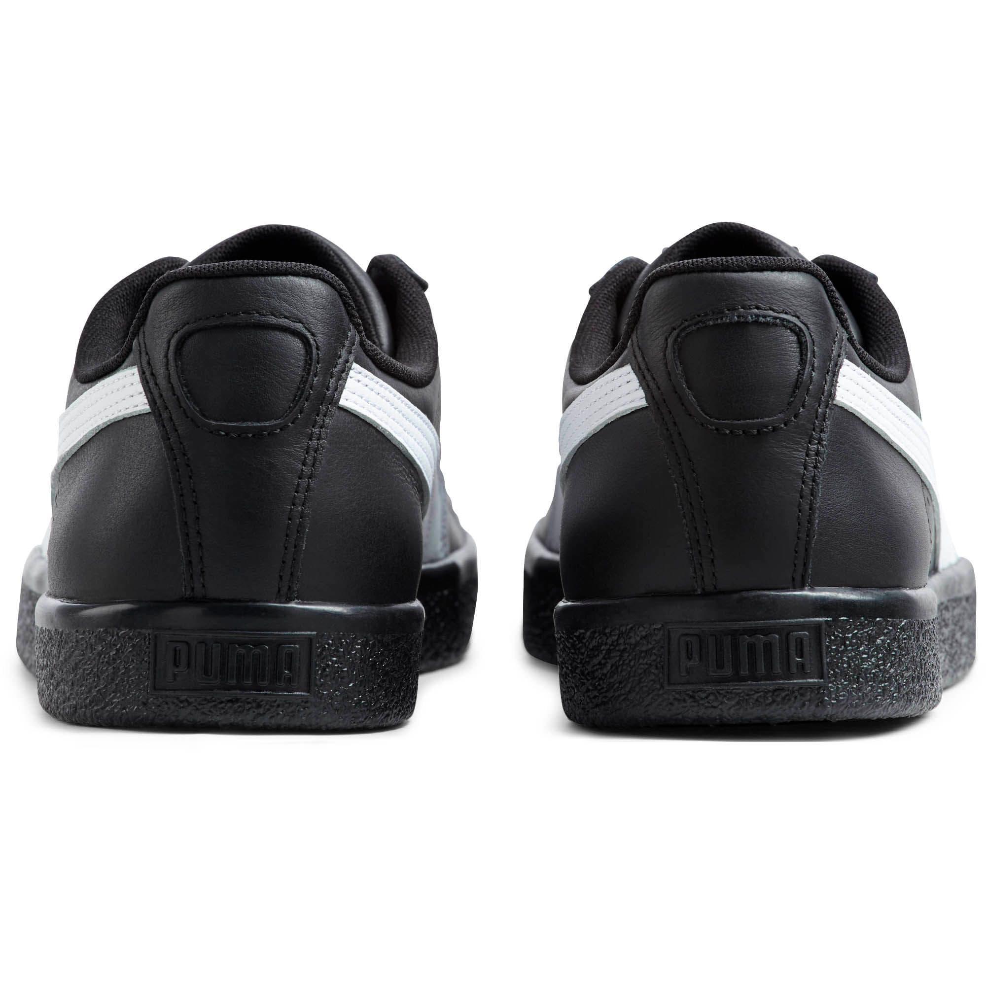puma clyde mid core foil black