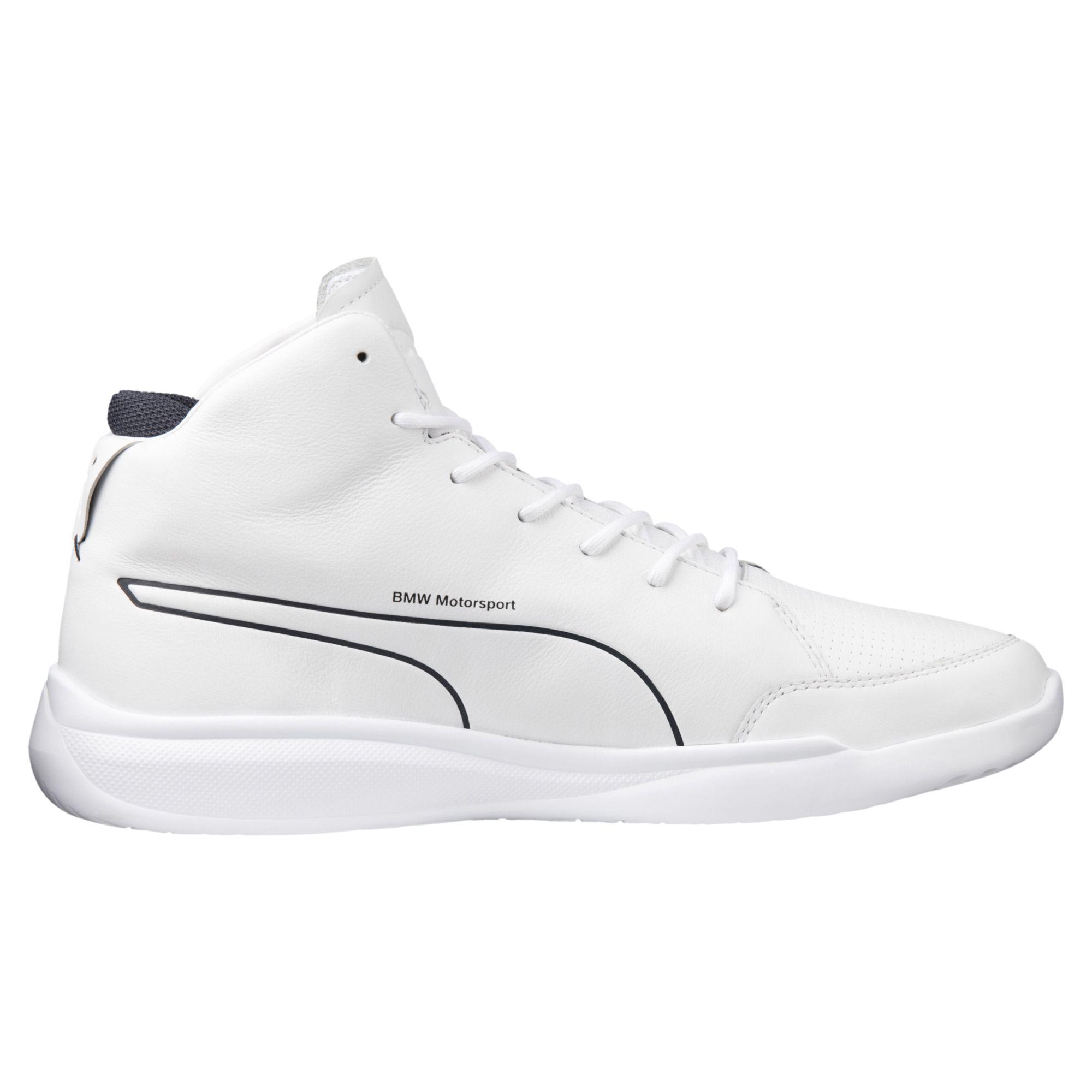 PUMA Bmw Motorsport Casual Mid Men's High Top Sneajkers in White for ...