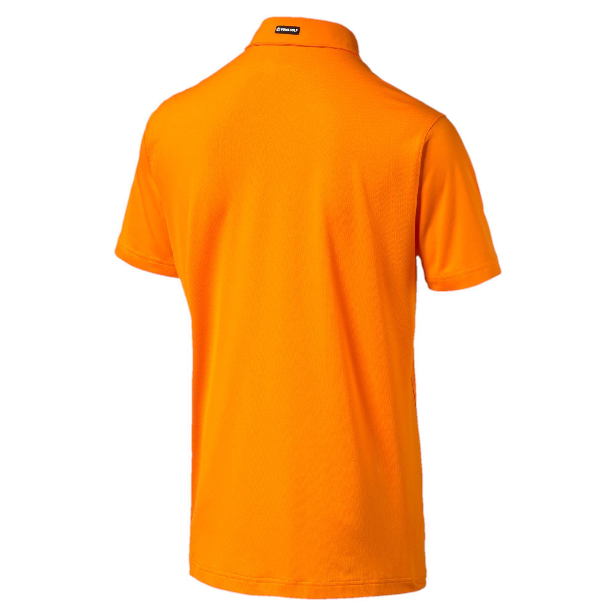 Lyst - PUMA Pounce Golf Polo Shirt in Orange for Men
