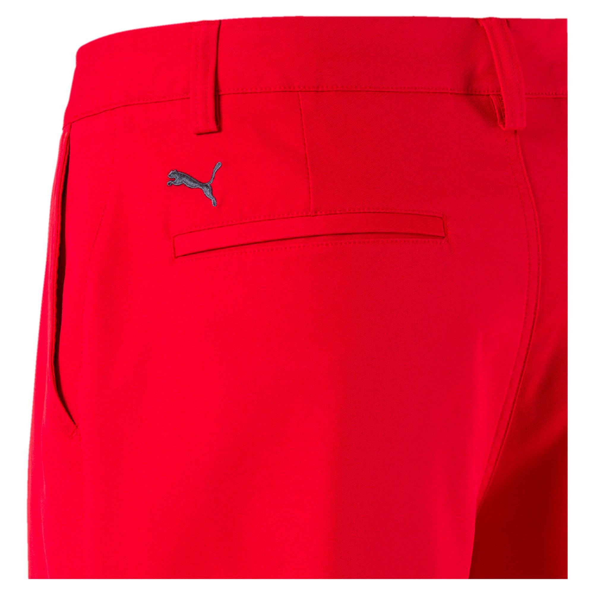 Puma Tailored Tech Golf Pants In Red For Men Lyst 05e 