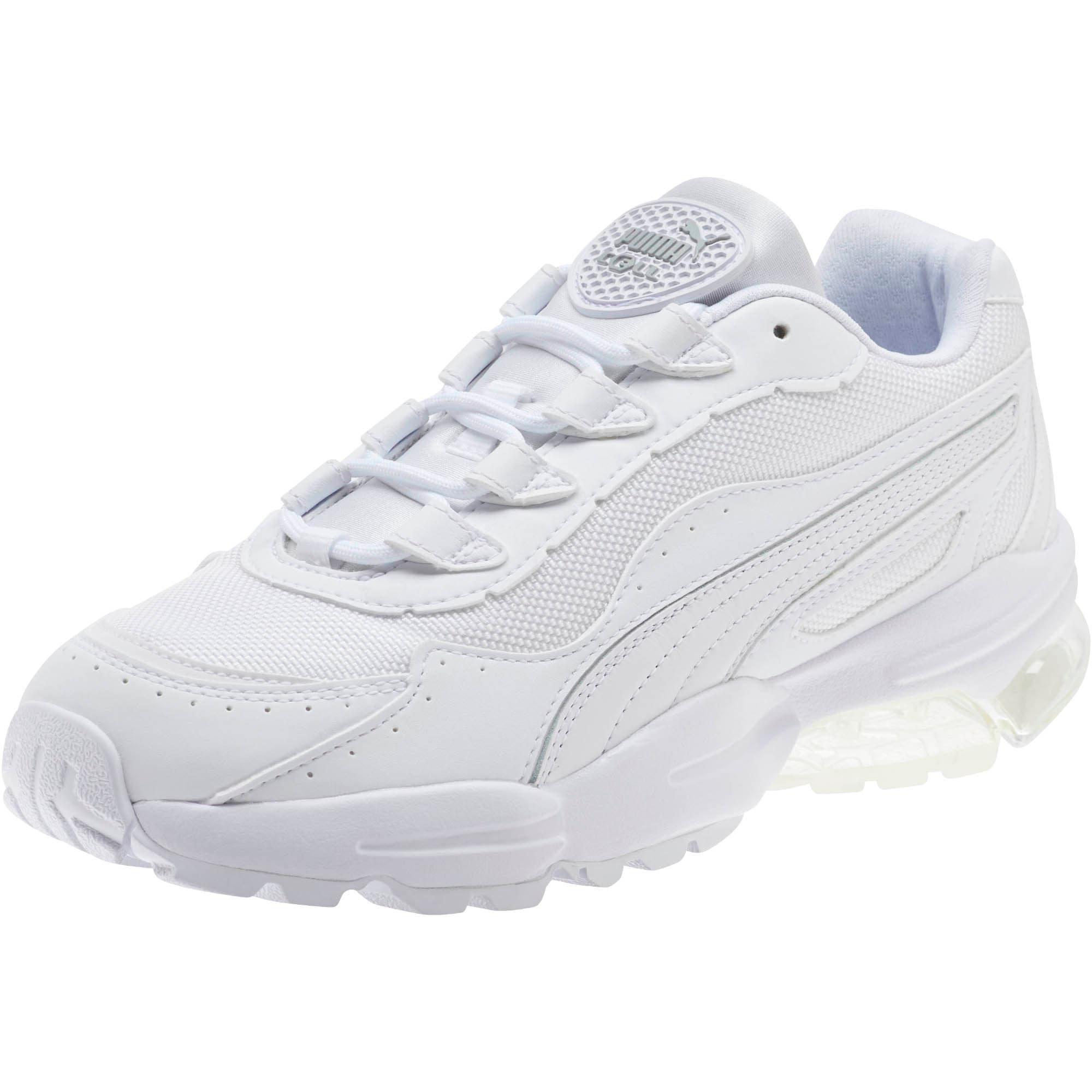 Puma Leather Cell Stellar Womens Sneakers In White Lyst 8973