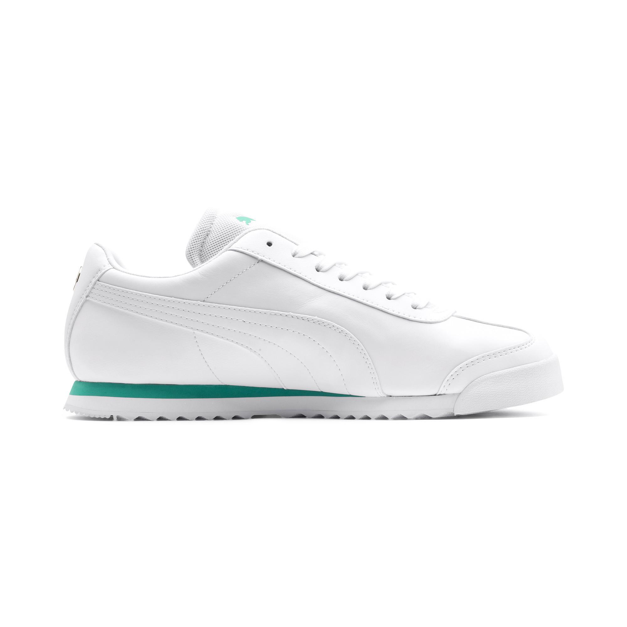 PUMA Leather Mercedes Amg Petronas Roma Men's Sneakers in 02 (White ...