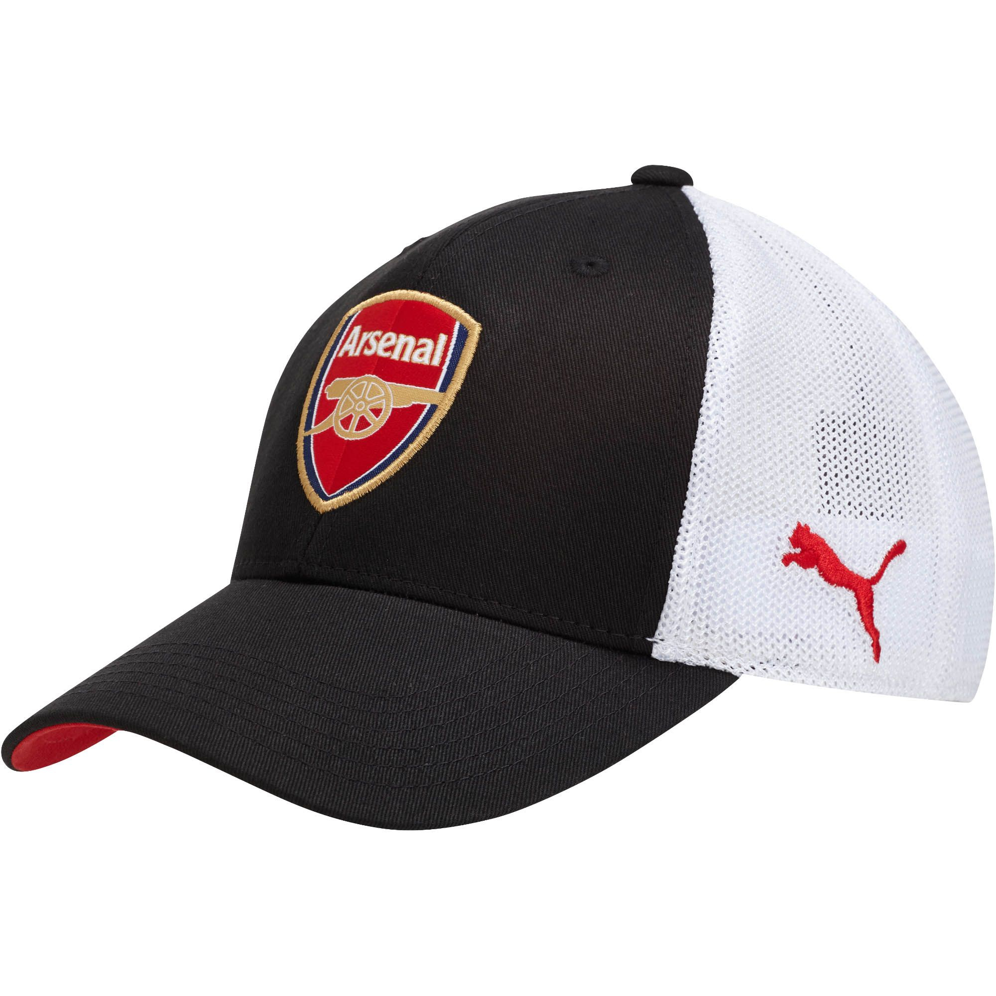 Lyst Puma Arsenal Mesh Stretch Fitted Hat in White for Men