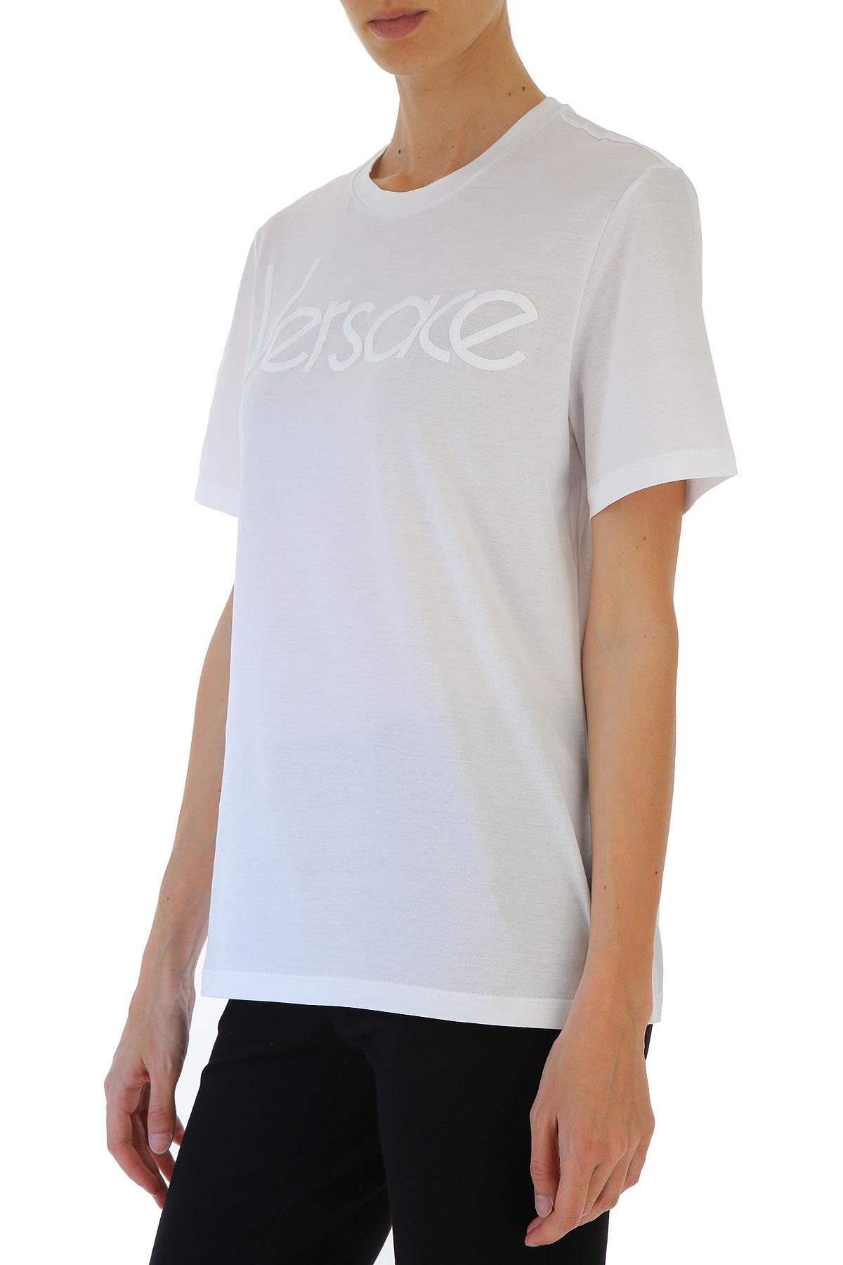 Versace Cotton Clothing For Women in White - Lyst