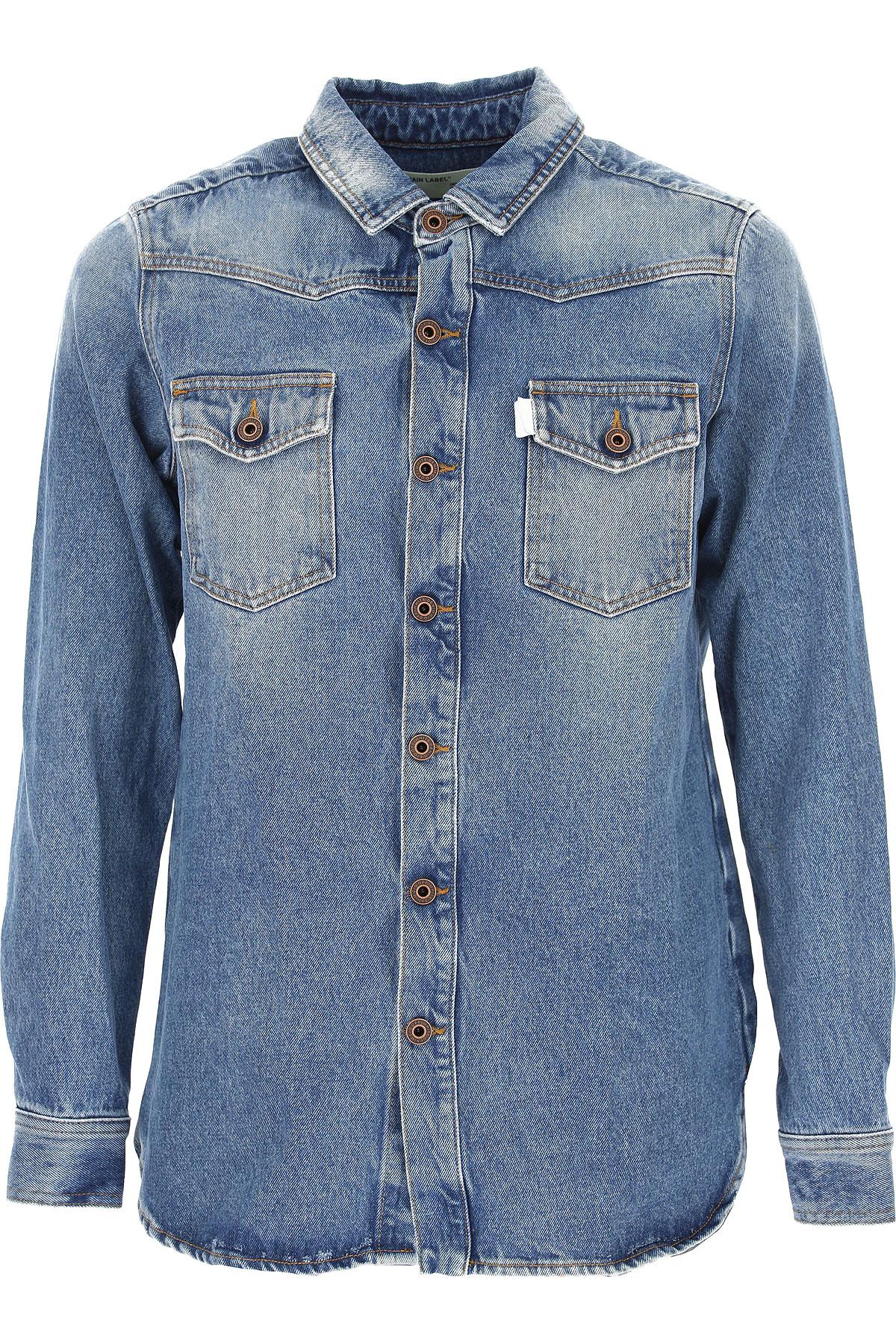 Off-White c/o Virgil Abloh Jacket For Men On Sale in Blue for Men - Save 22% - Lyst