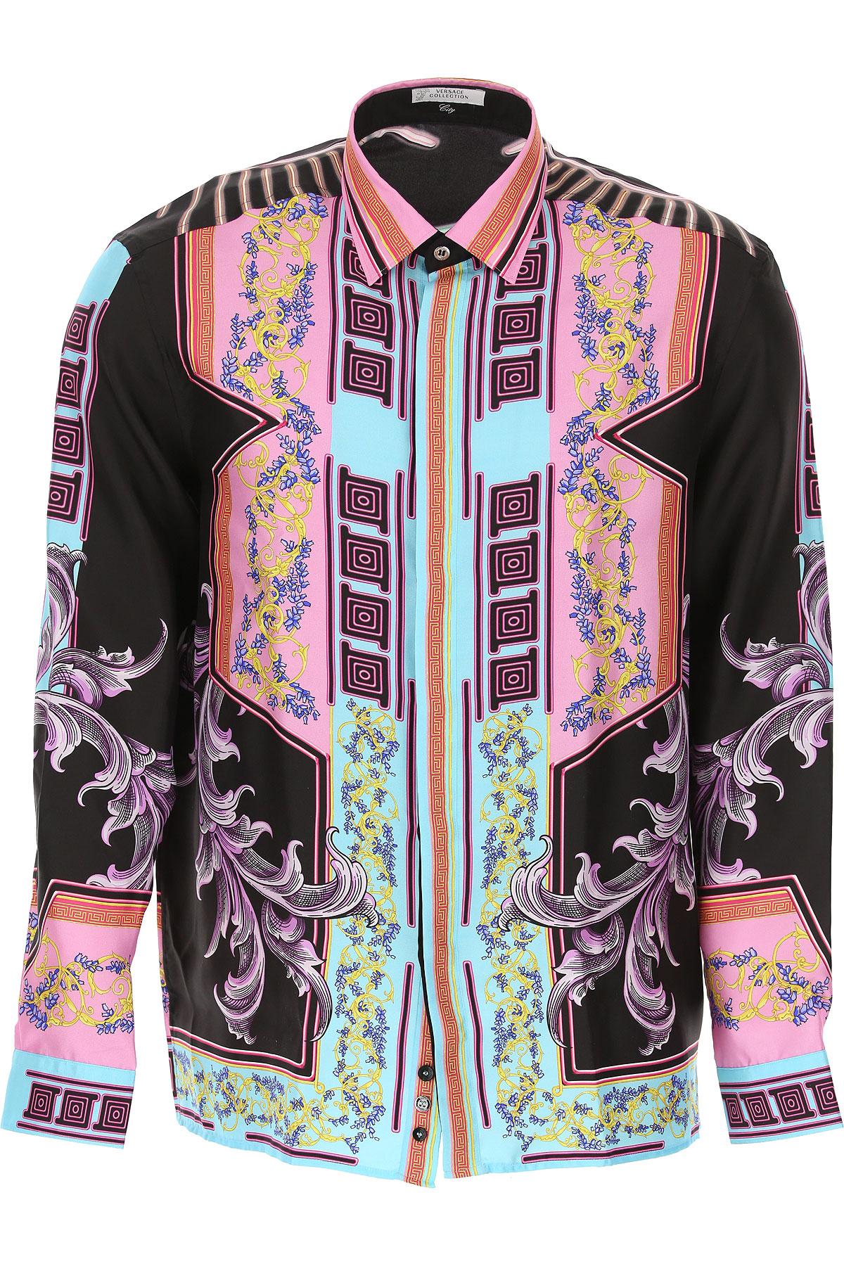 Versace Shirt For Men On Sale in Pink for Men - Lyst