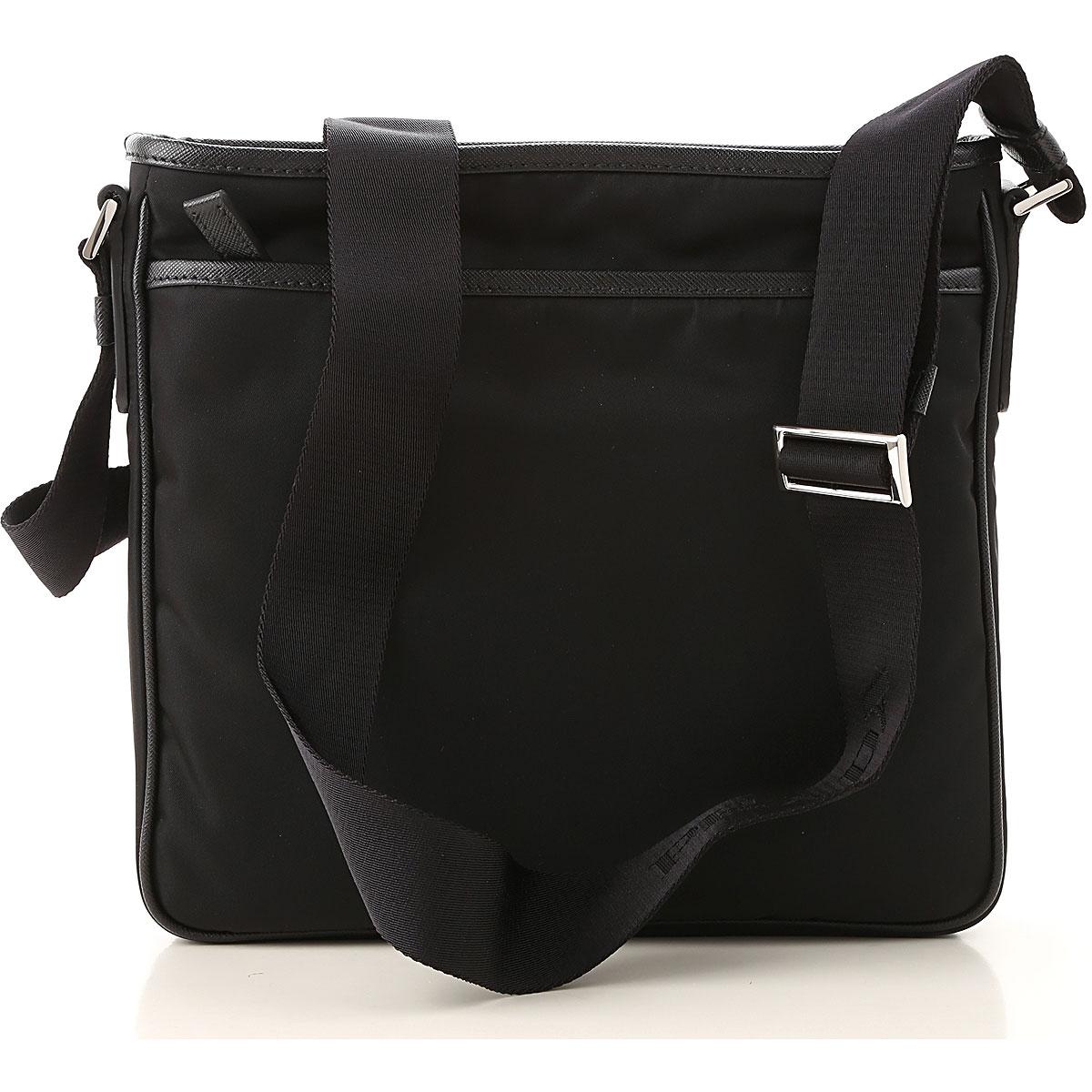 Prada Shoulder Bags in Black for Men - Lyst