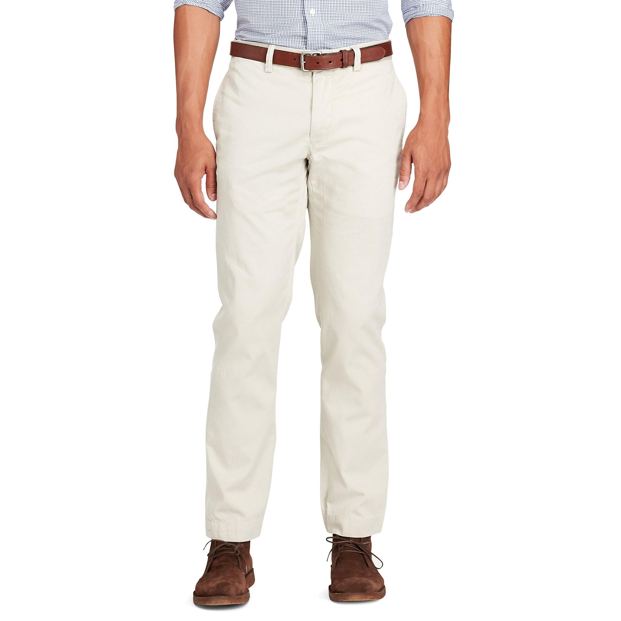 Polo ralph lauren Straight-fit Cotton Chino in Natural for Men - Save ...