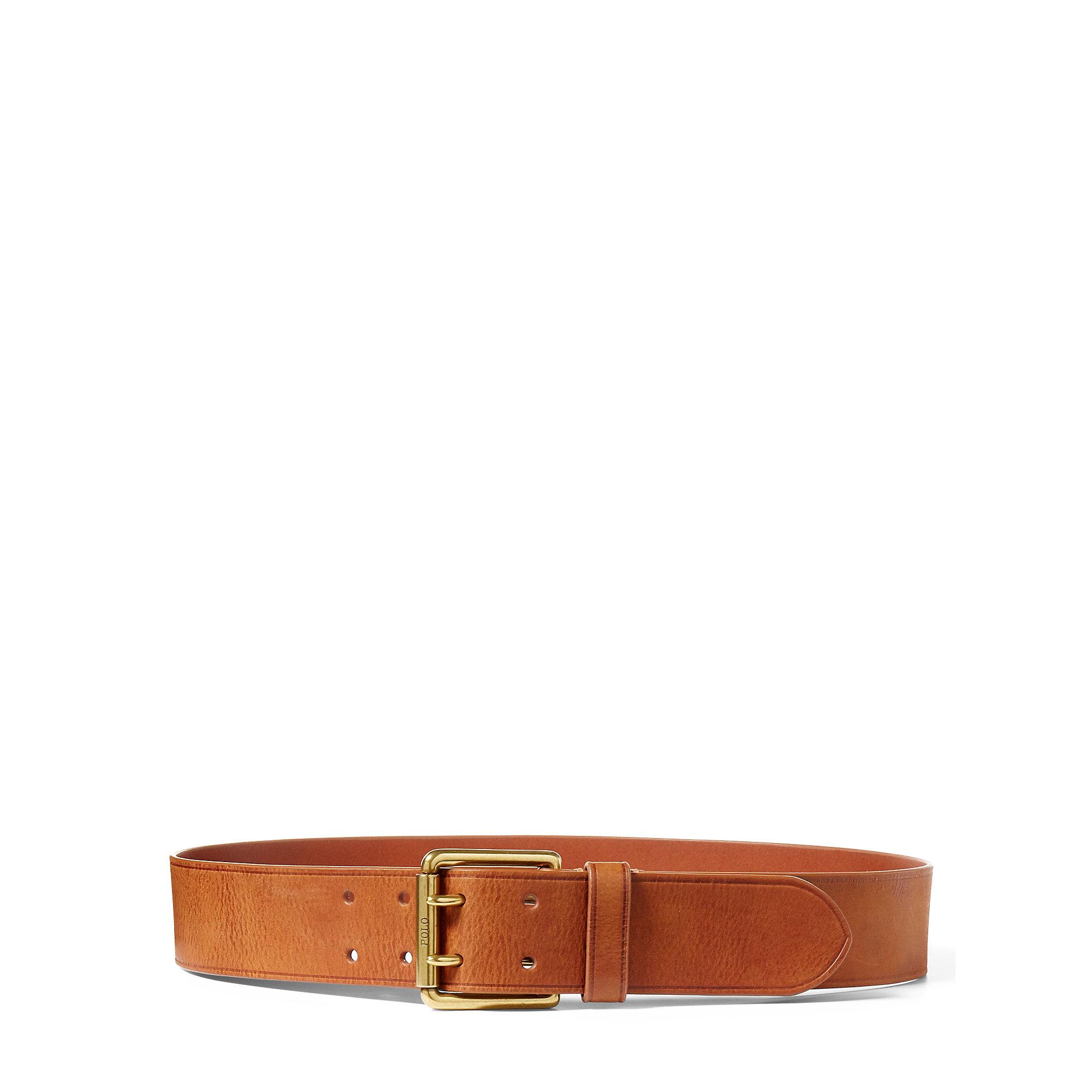 Polo ralph lauren Double-prong Leather Belt | Lyst