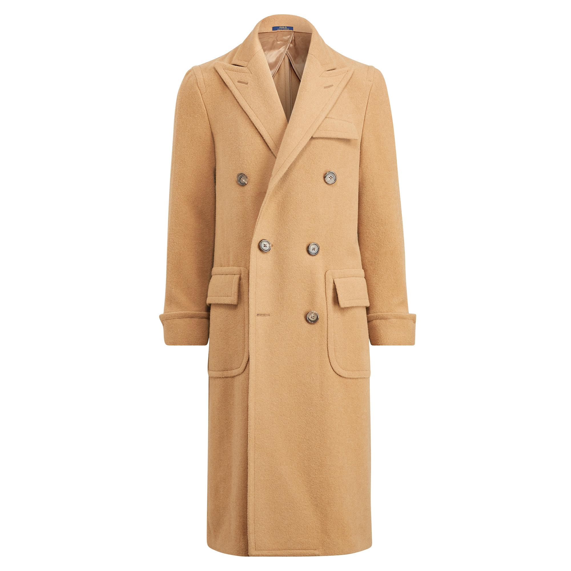 Lyst - Polo Ralph Lauren Polo Camel Hair Topcoat in Natural for Men