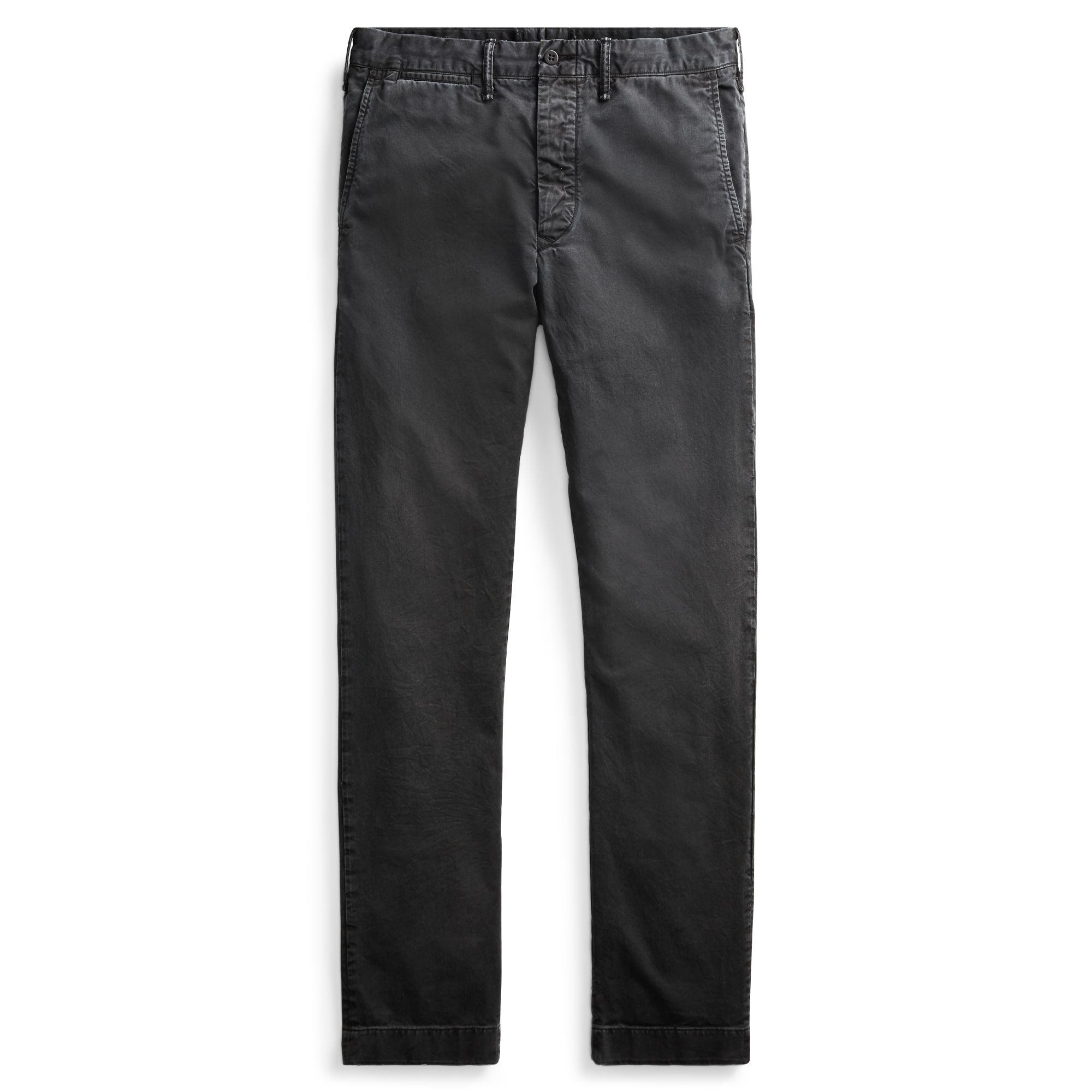 rrl slim fit cotton chino