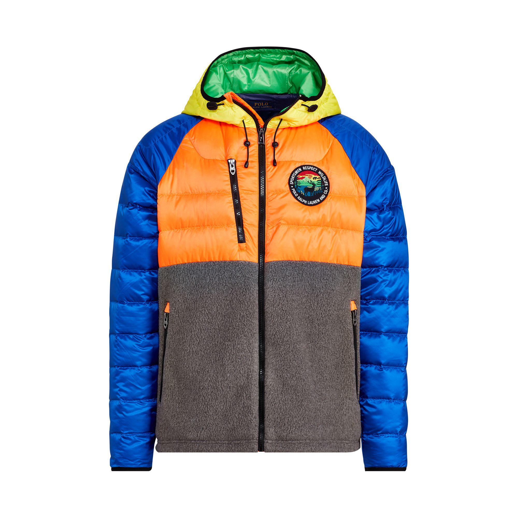Lyst Polo Ralph Lauren Hybrid Down Jacket in Blue for Men