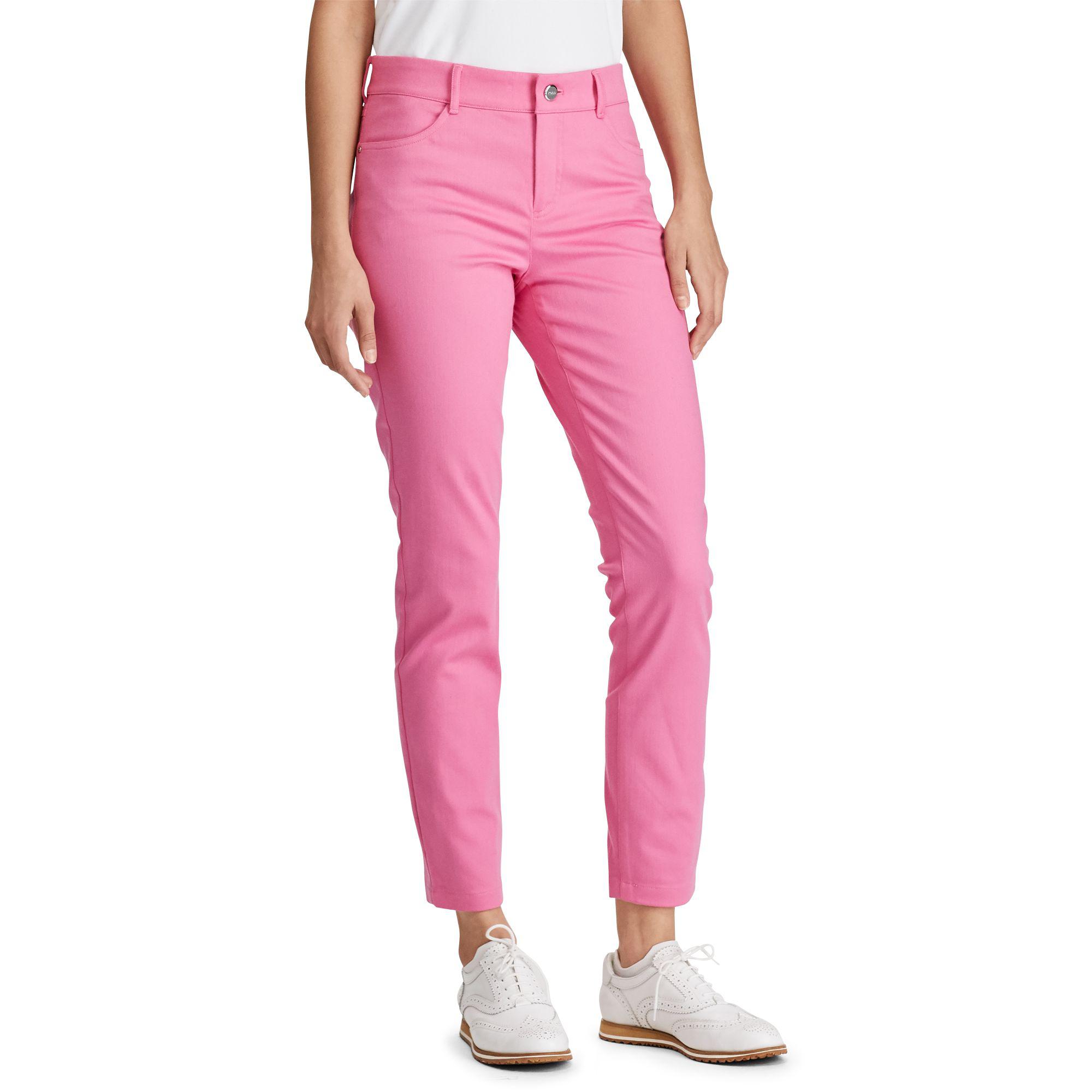 Pink golf pants