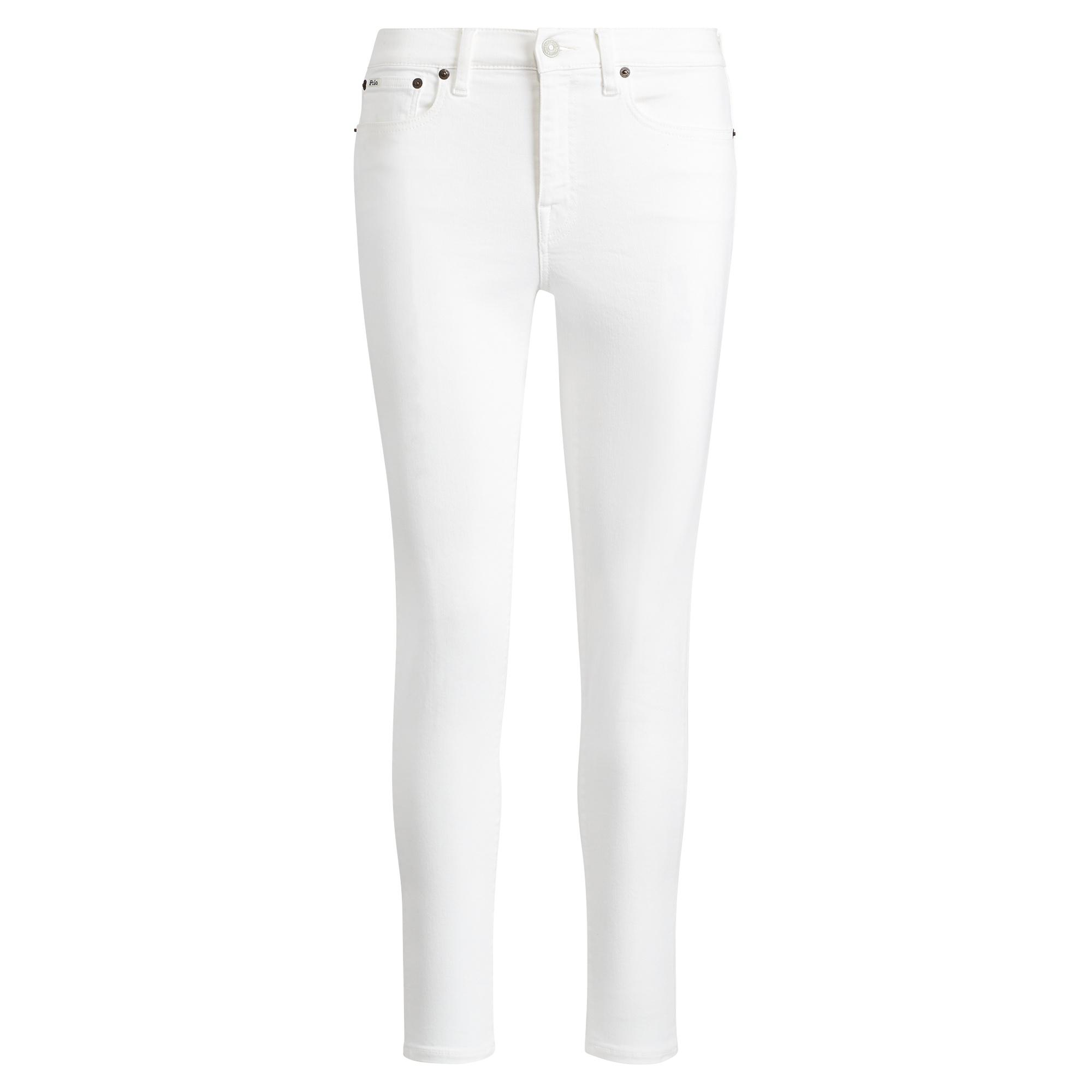 Polo Ralph Lauren Tompkins High-rise Skinny Jean in White - Lyst