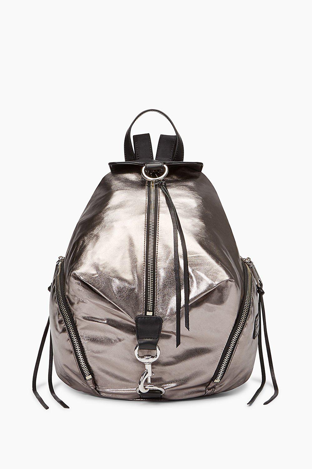 Lyst Rebecca Minkoff Julian Nylon Backpack in Metallic Save 60