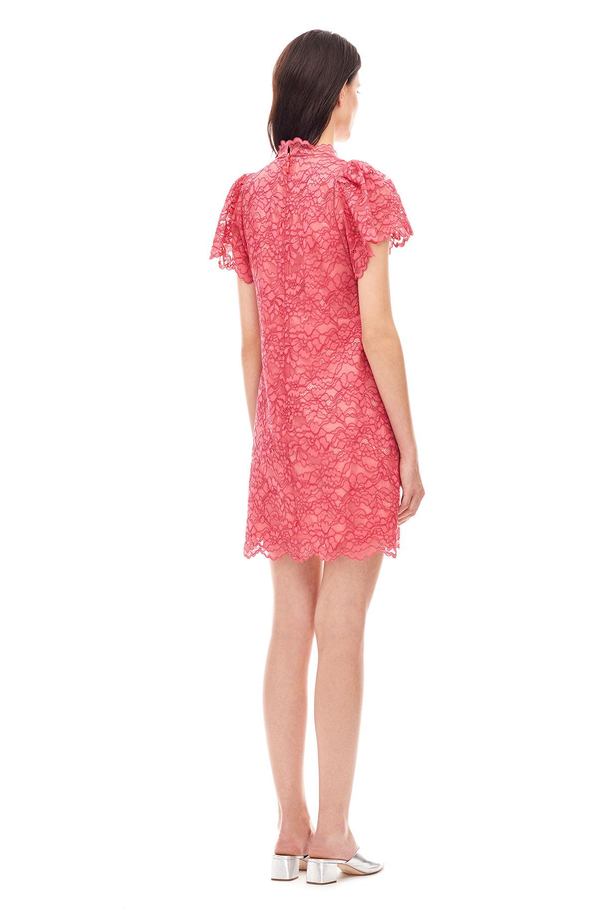 rebecca taylor dress pink
