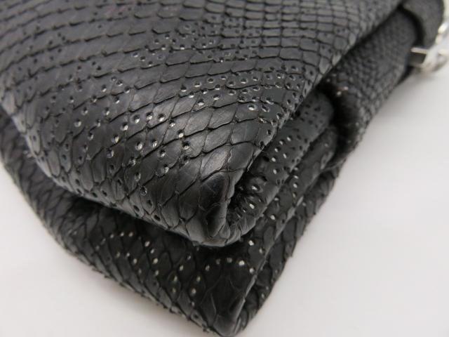 Louis Vuitton Snakeskin Leather Lutes Chain Shoulder Bag Black 9139 in Black for Men - Lyst