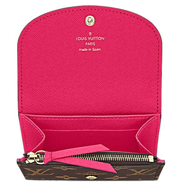 Lyst - Louis Vuitton Rosalie Coin Purse Monogram Pink Card Case [new] in Brown