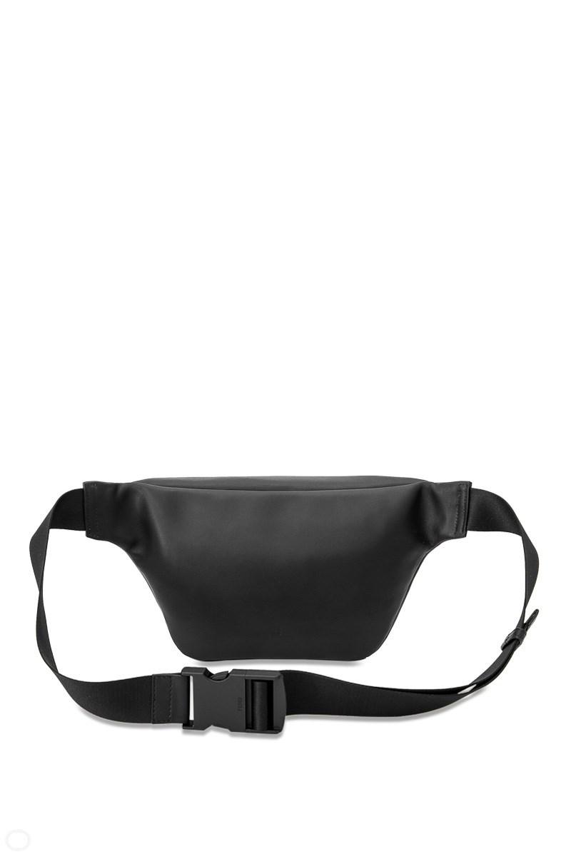 Fendi Monster Black Leather Belt Bag in Black for Men - Lyst