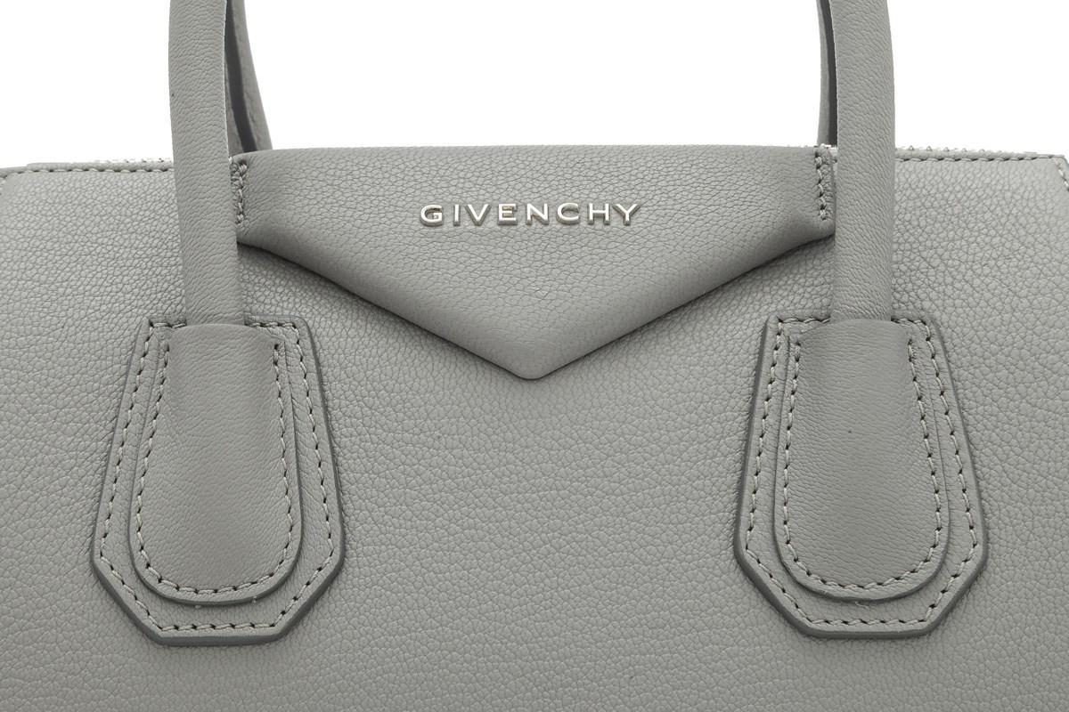 Lyst - Givenchy Small Antigona Grained Leather Bag in Gray
