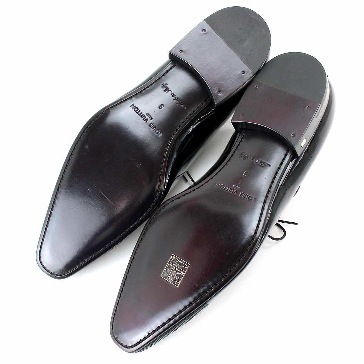 Louis Vuitton Dress Shoes Enamel Black 9 Mens 90039655.. for Men - Lyst