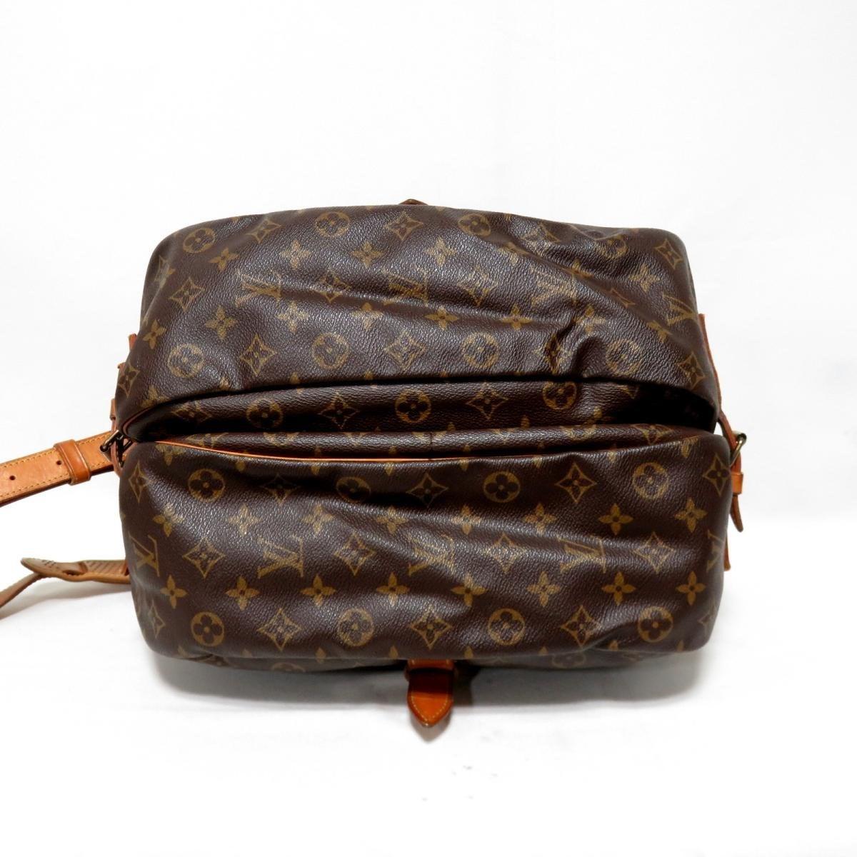 Louis Vuitton Authentic Saumur 35 Shoulder Bag M42254 Monogram Used Vintage in Brown for Men - Lyst