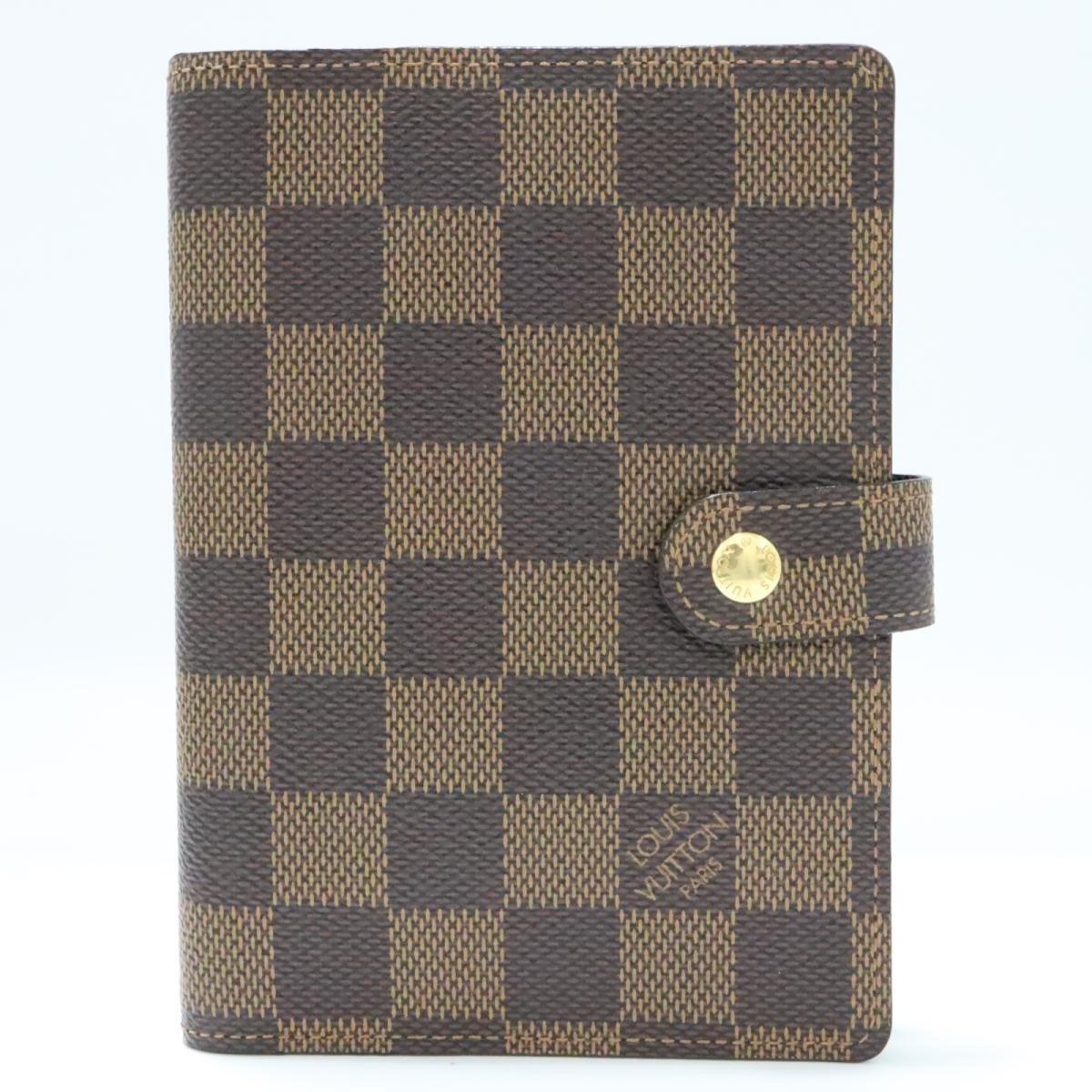 Louis Vuitton Auth Agenda Pm Notebook Cover R20700 Damier Brown Used Vintage in Brown for Men - Lyst