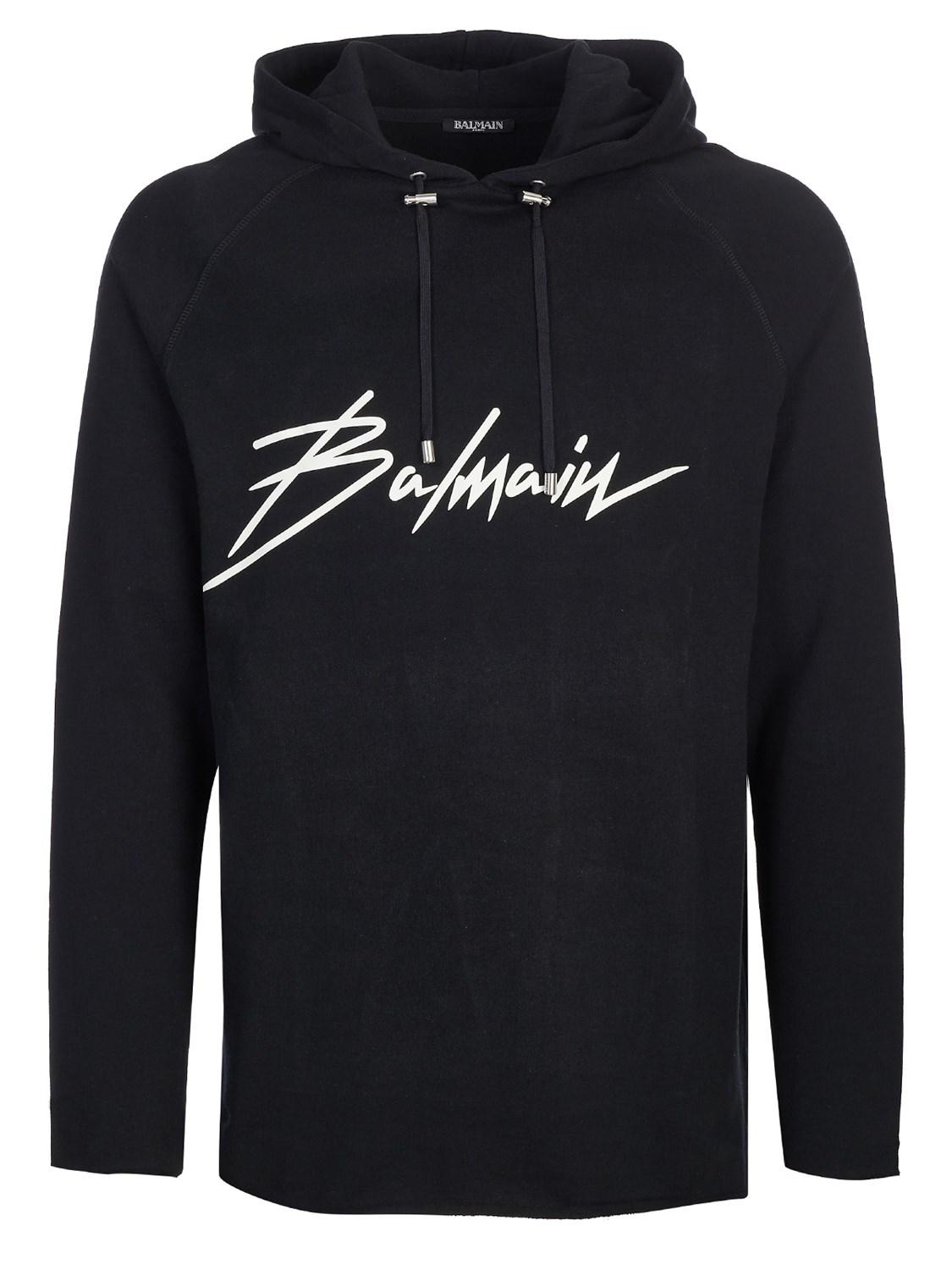 Balmain Pullover Black Sh13239 I137 in Black for Men - Lyst