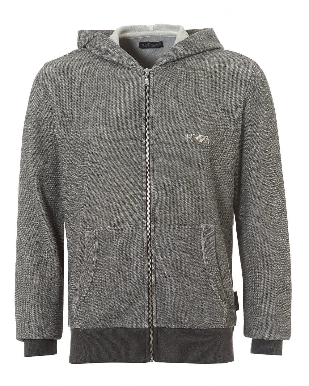 armani zip hoodie