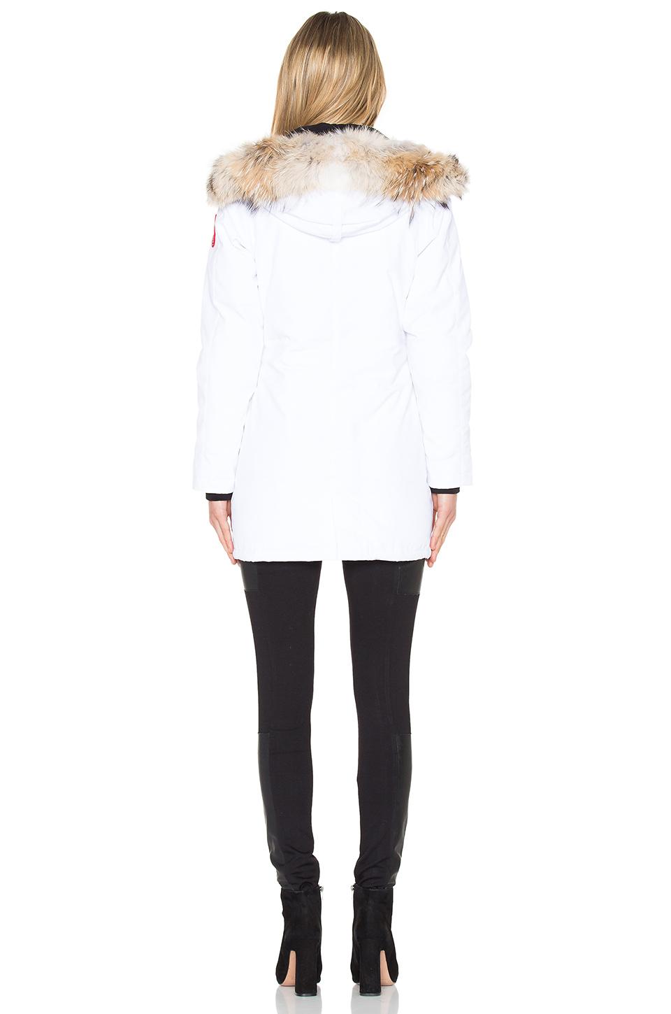 Lyst Canada Goose Victoria Coyote Fur Parka In White