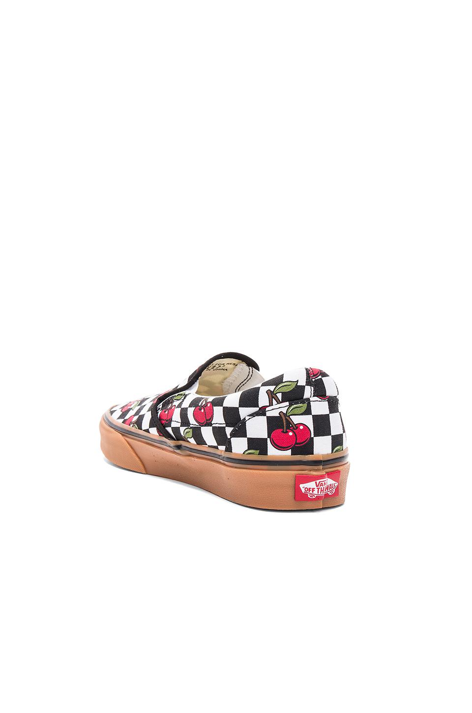 Vans Cherry Checker Classic Slip-on - Lyst