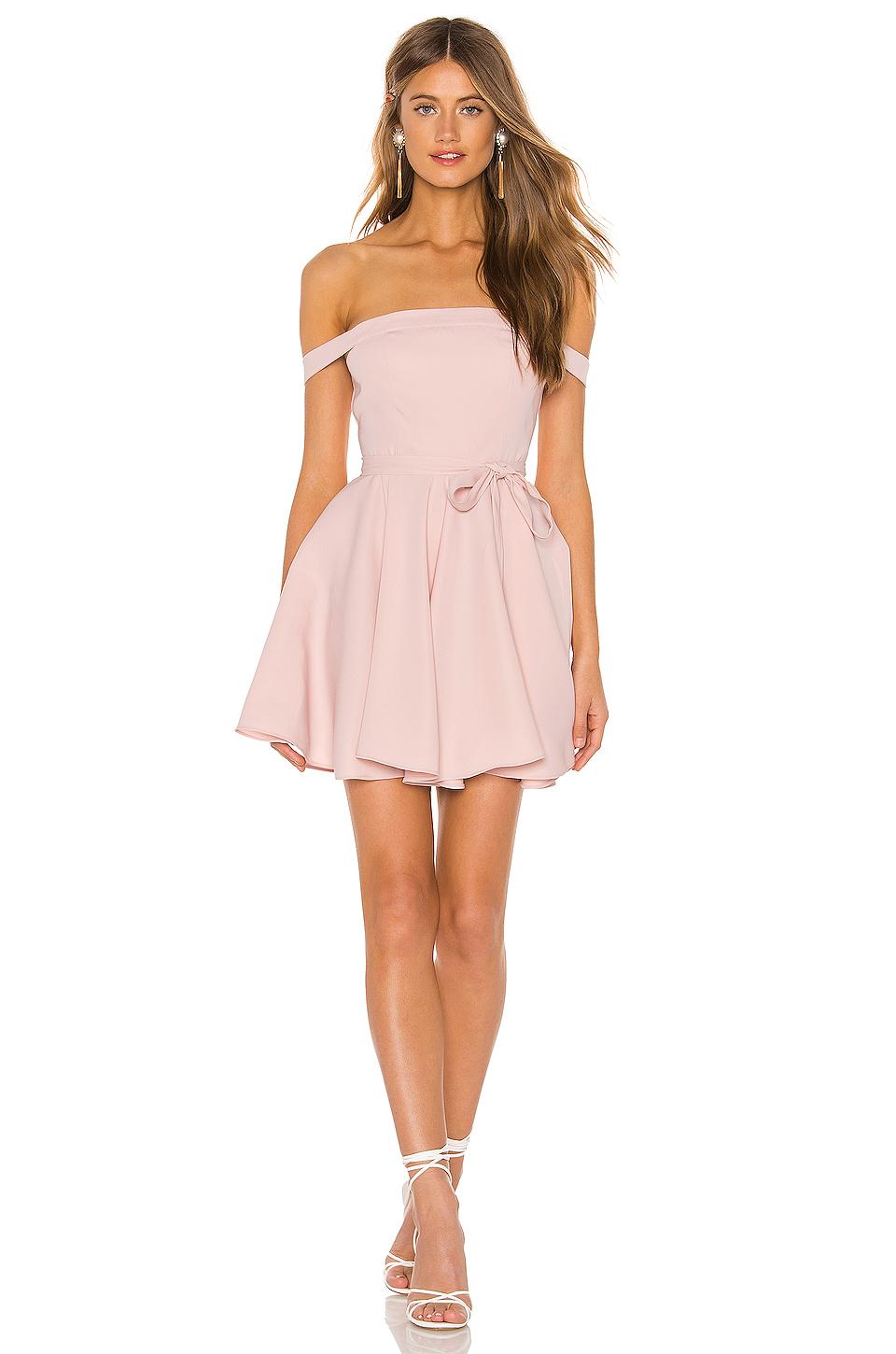 Michael Costello X Revolve Cacey Dress in Blush (Pink) - Lyst