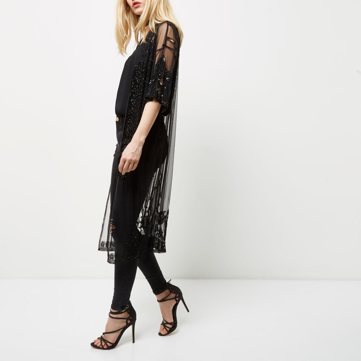 Embroidered Kimono River Island Embroidered Kimono River Island