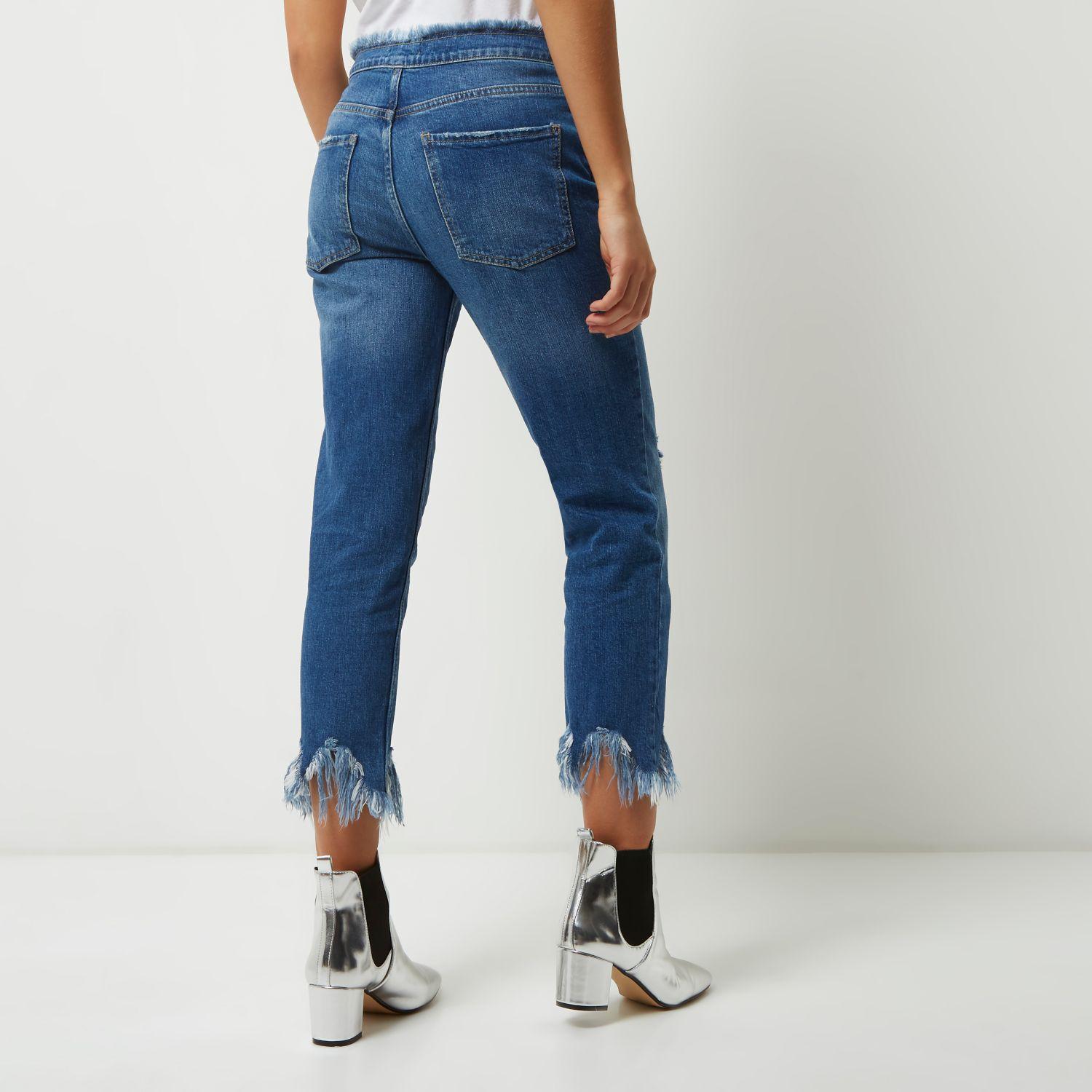 river island straight leg jeans