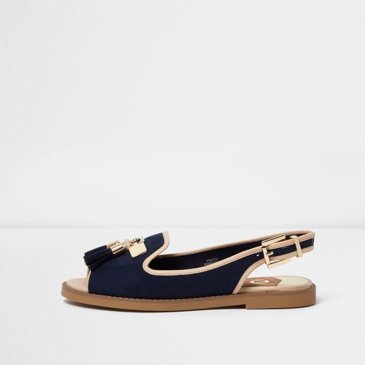 river island sling back