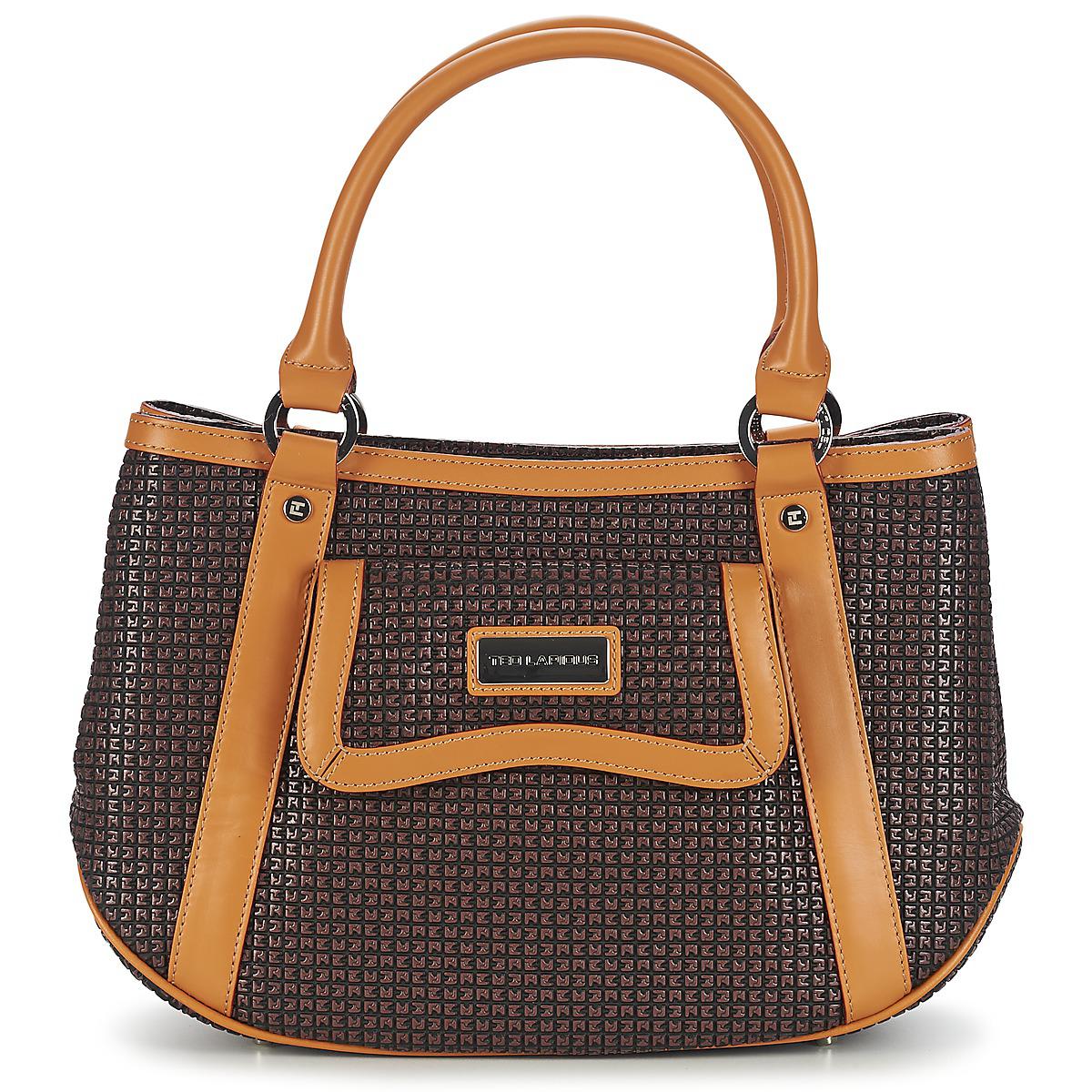 Ted Lapidus Fidelio 5 Handbags In Brown Lyst Ted Lapidus