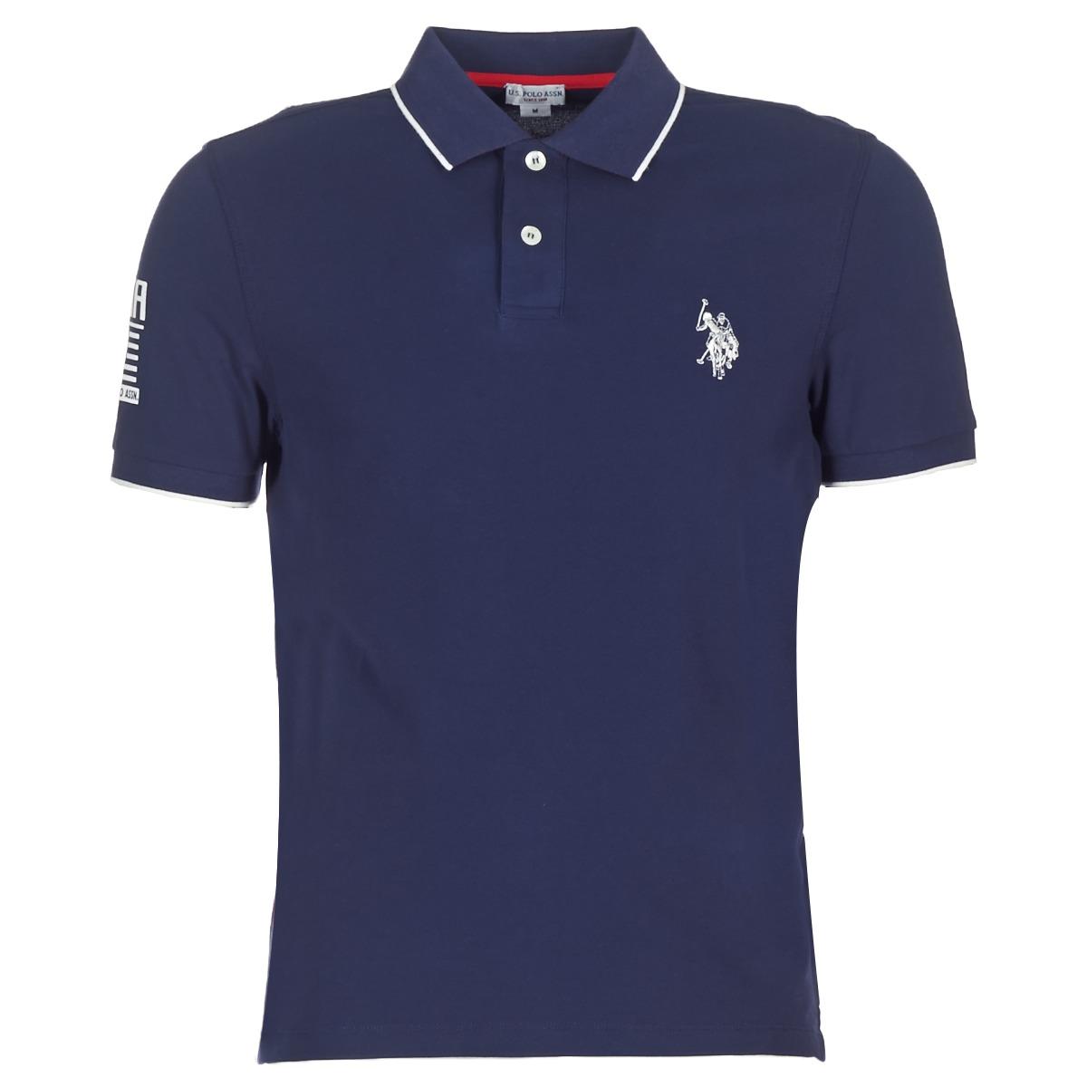 U.S. POLO ASSN. Uspa Sport Logo Polo Shirt in Blue for Men - Lyst