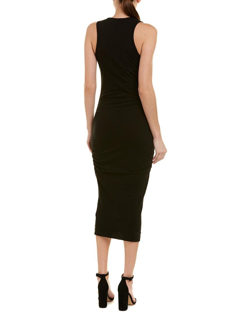 n:PHILANTHROPY Nphilanthropy Tacoma Midi Dress in Black - Lyst