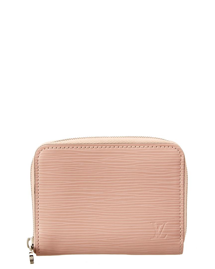 Louis Vuitton Rose Epi Leather Zippy Coin Purse in Pink - Lyst