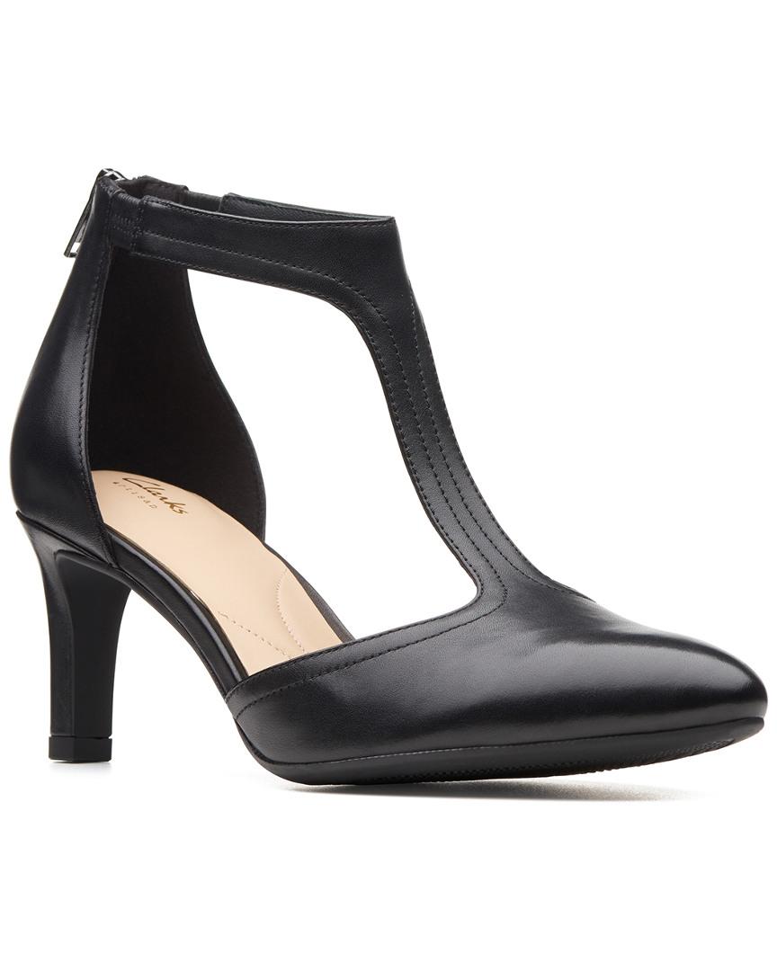 clarks pumps with strap