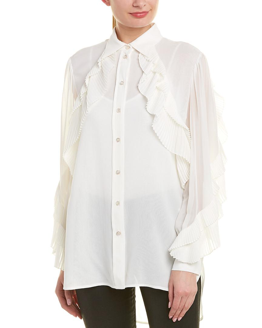 givenchy silk shirt